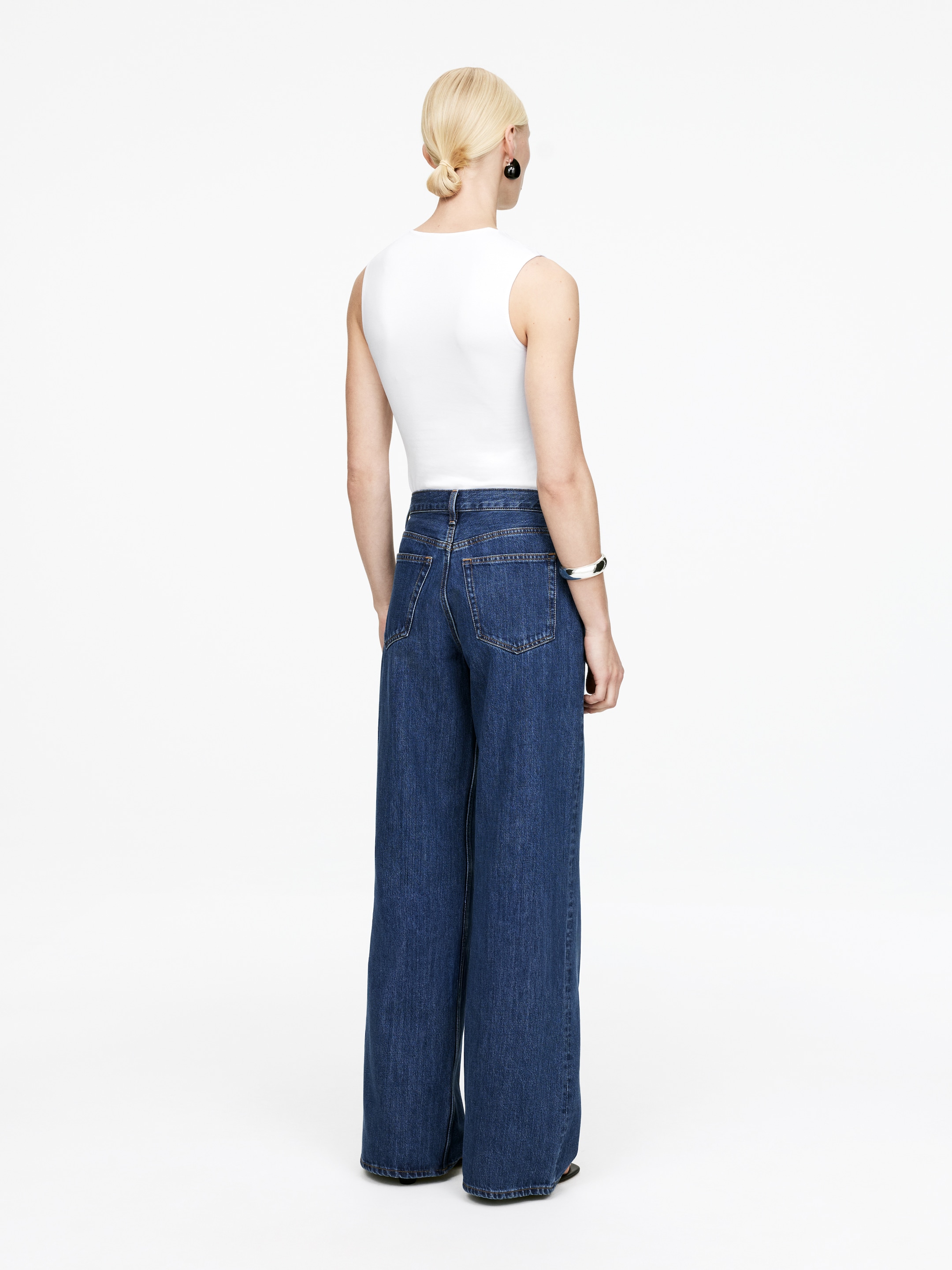 Agrandir l'image: Jean large ample CLOUD - Bleu moyen - FEMME | H&M CH 3