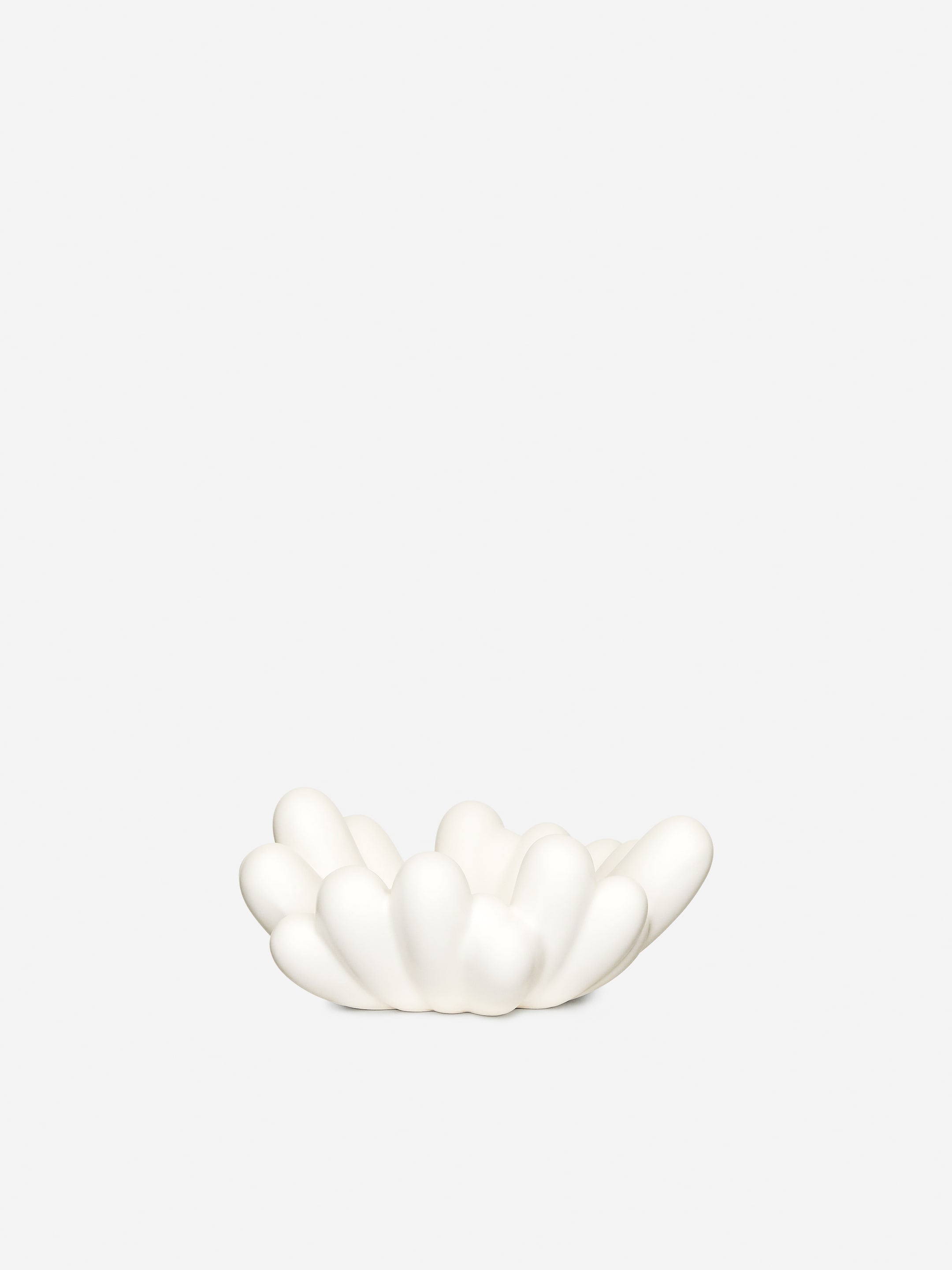 Visa större bild: Skål i stengods 15 cm - Vit - Home All | H&M SE 1