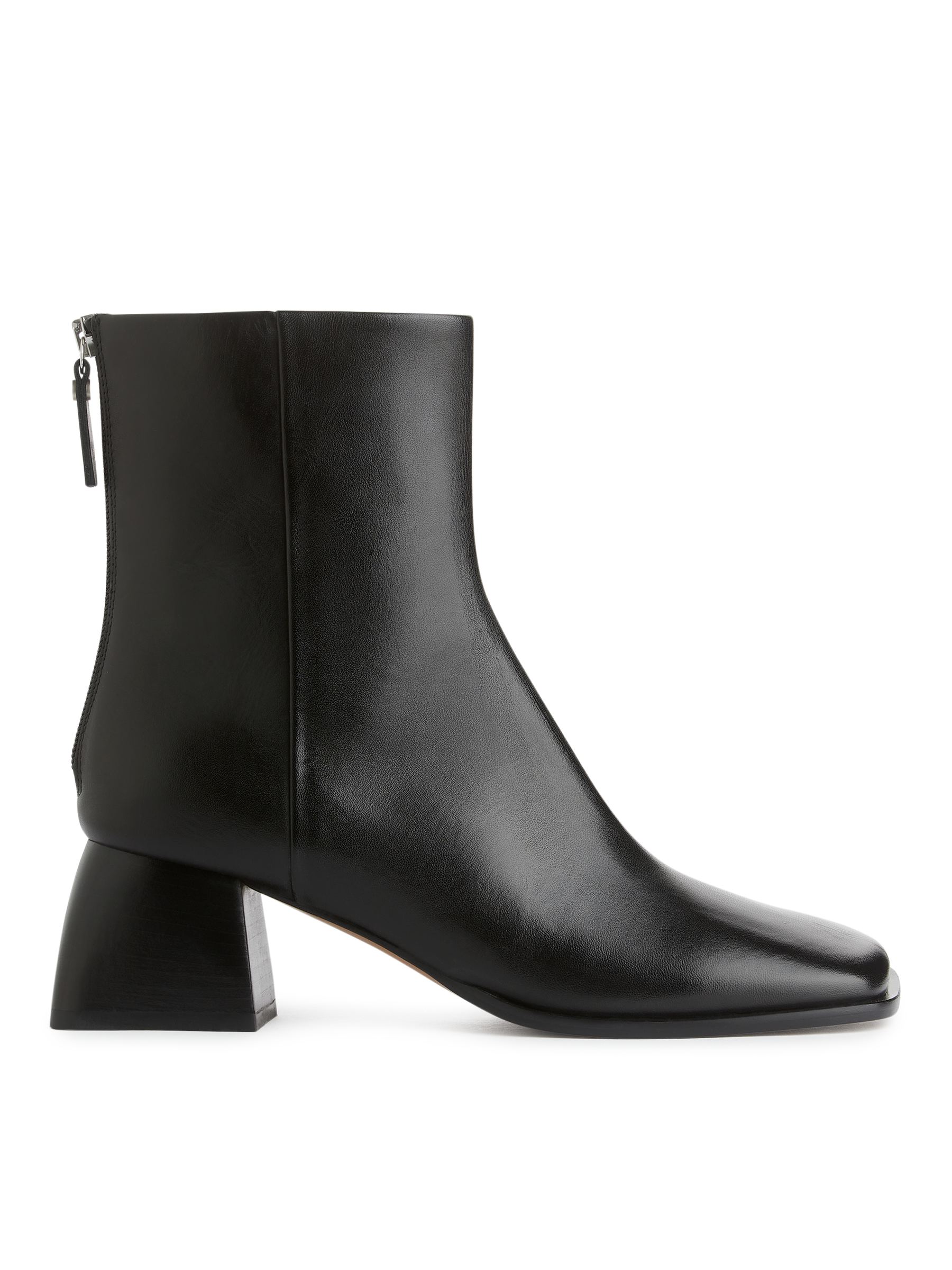 Stiefeletten aus Leder - Schwarz - Damen - StillMedia/DescriptiveStillLife - 3