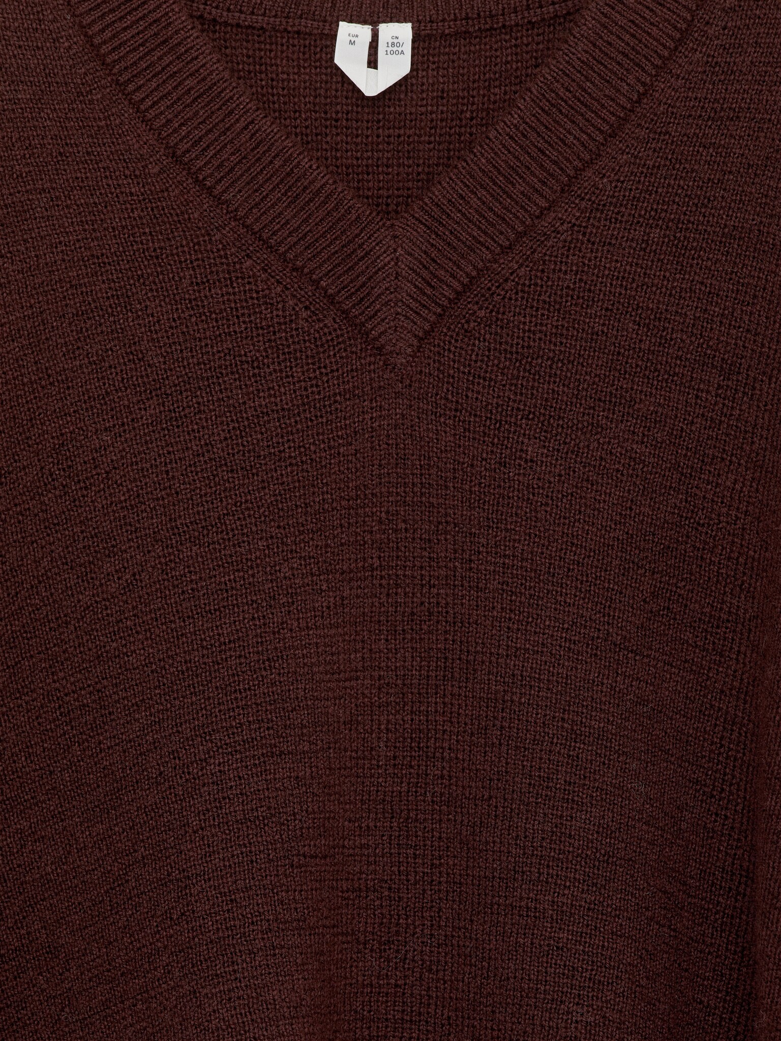 Pull en mélange de laine - Bordeaux - 4
