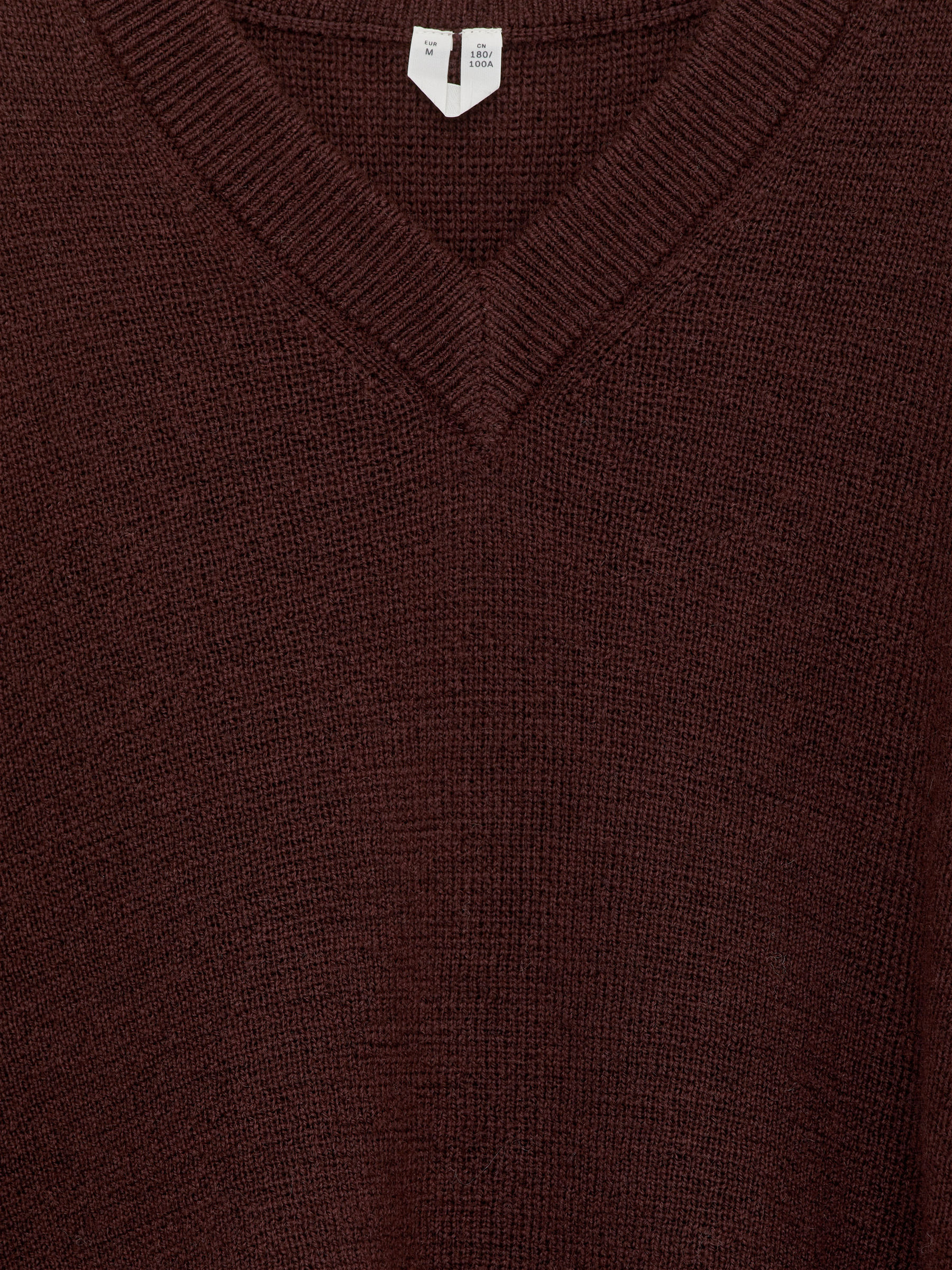 Wool-Blend Jumper - Burgundy - Regular fit - Men - StillMedia/DescriptiveDetail - 1