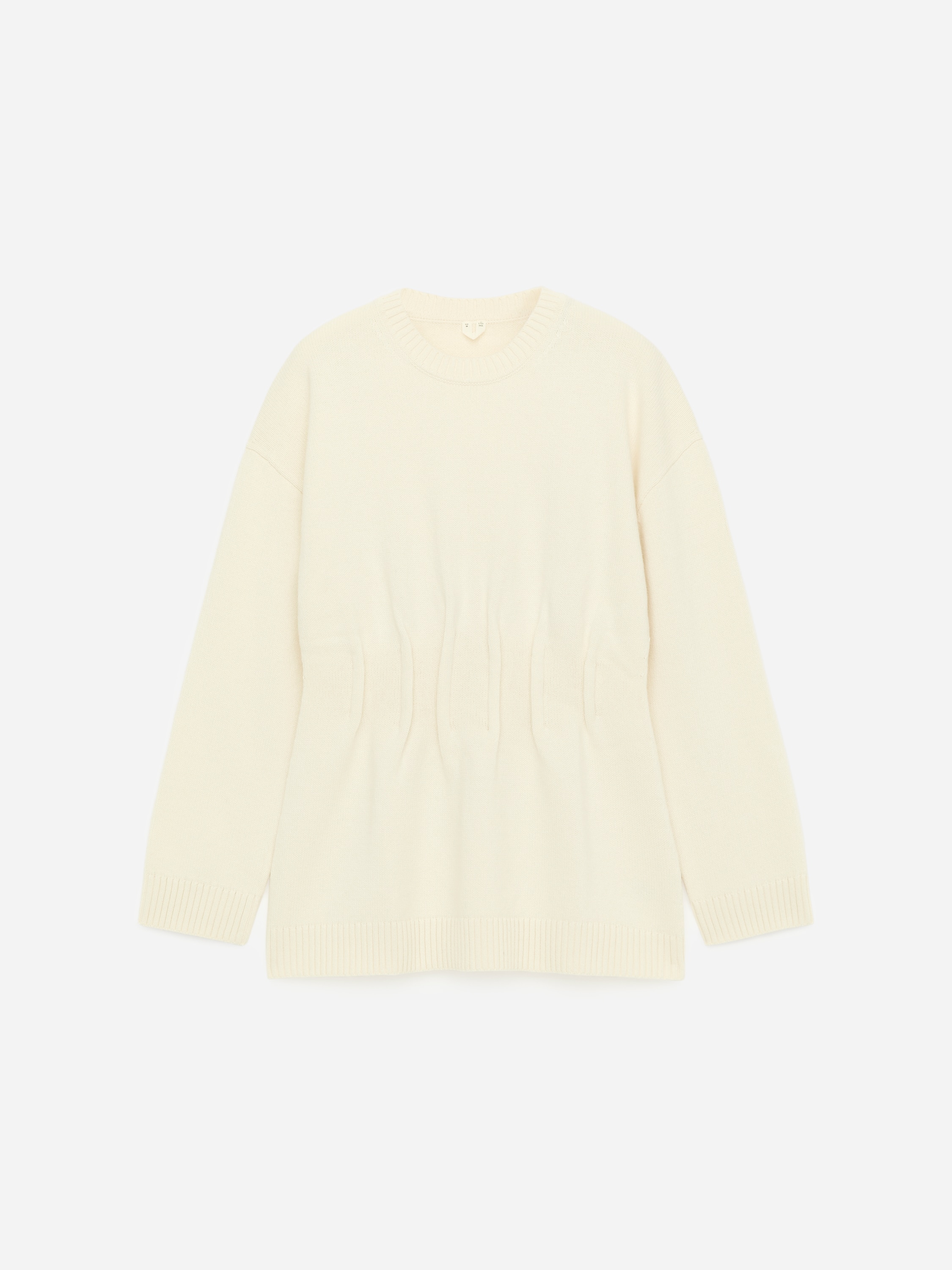 Getailleerde trui - Gebroken wit