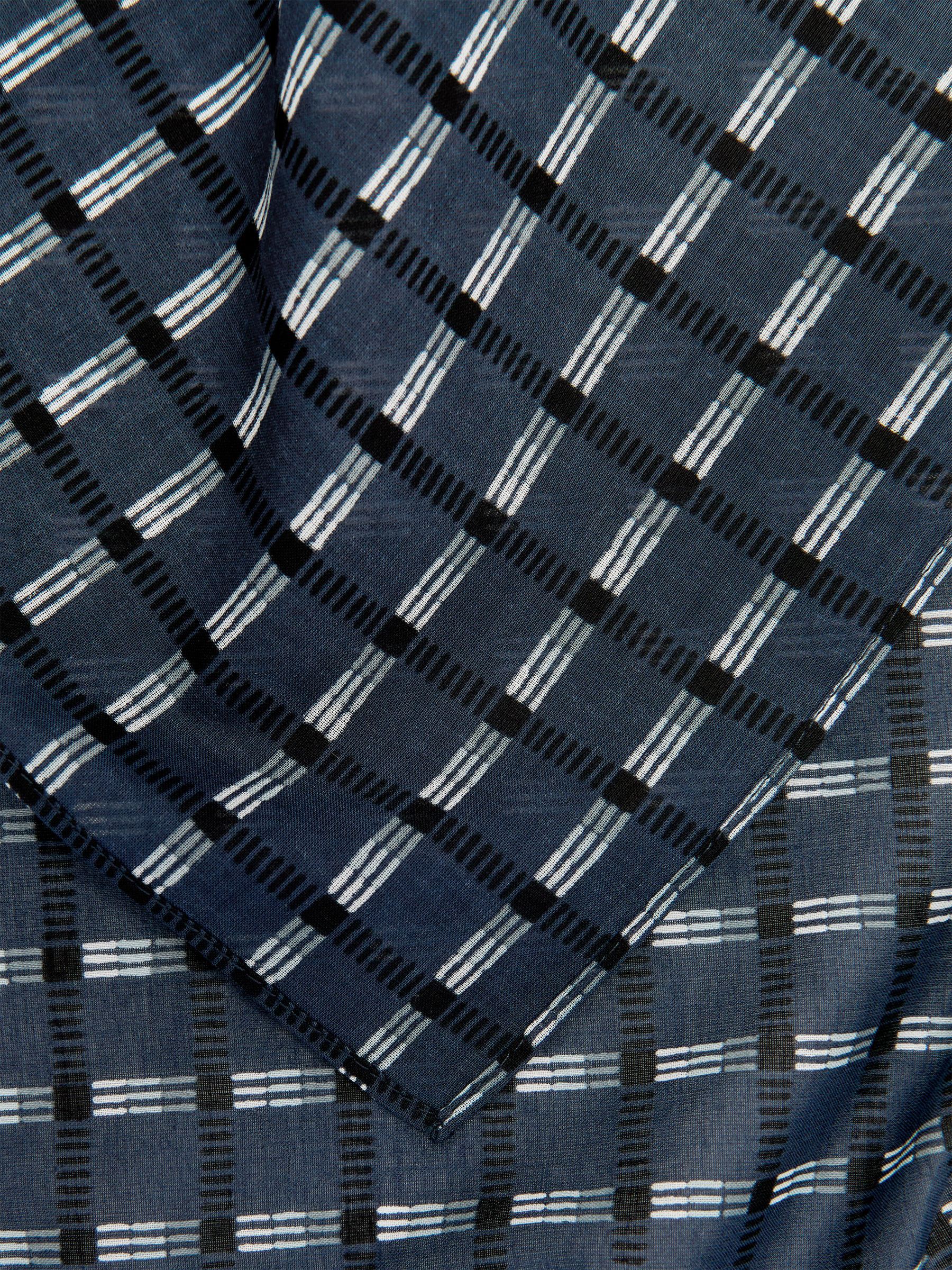 Bandana en coton - Bleu/Carreaux - Homme - StillMedia/DescriptiveDetail - 3