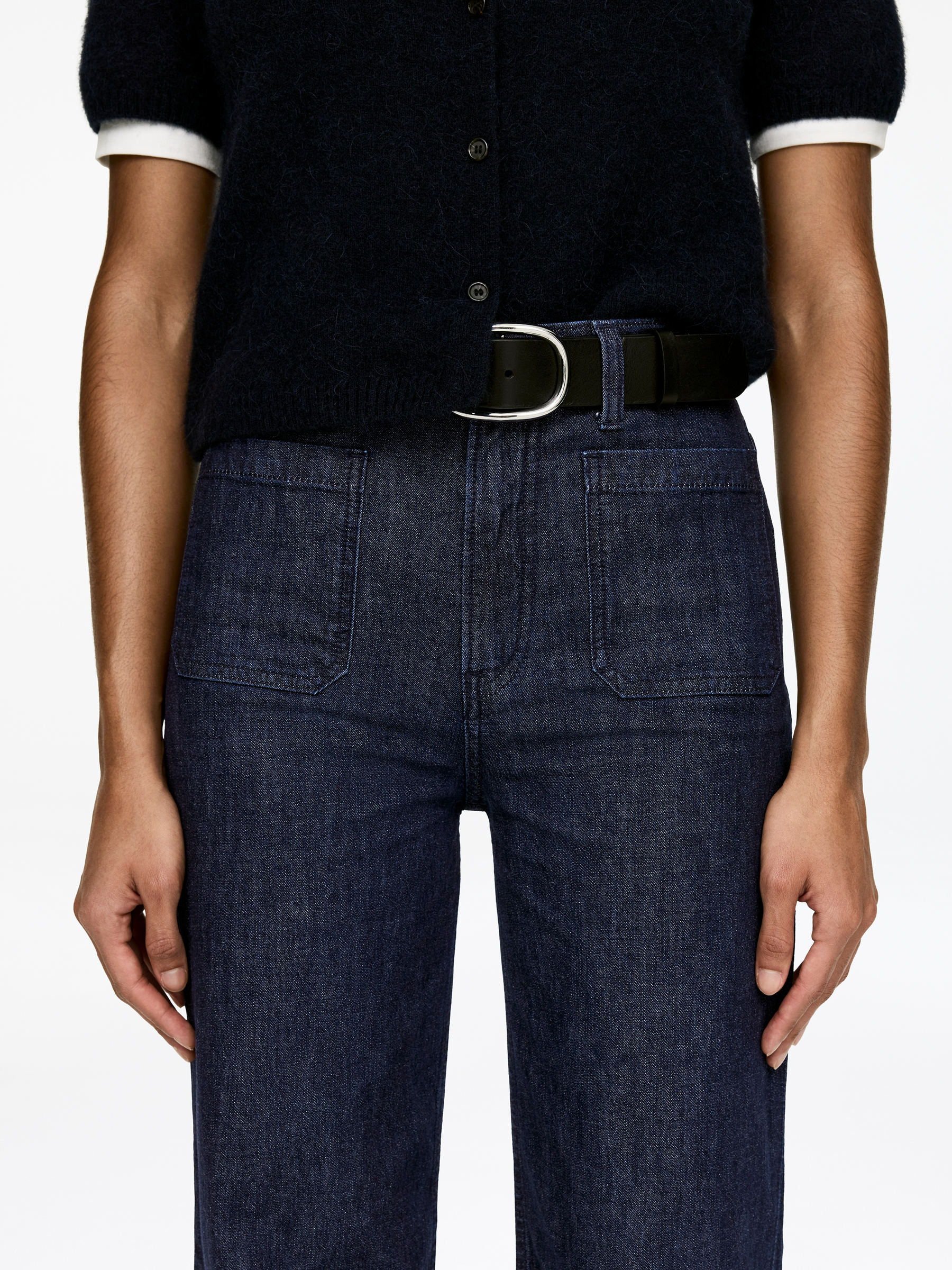 LUPINE Flared Jeans - Dark Blue - Regular fit - Women - StillMedia/Lookbook - 6