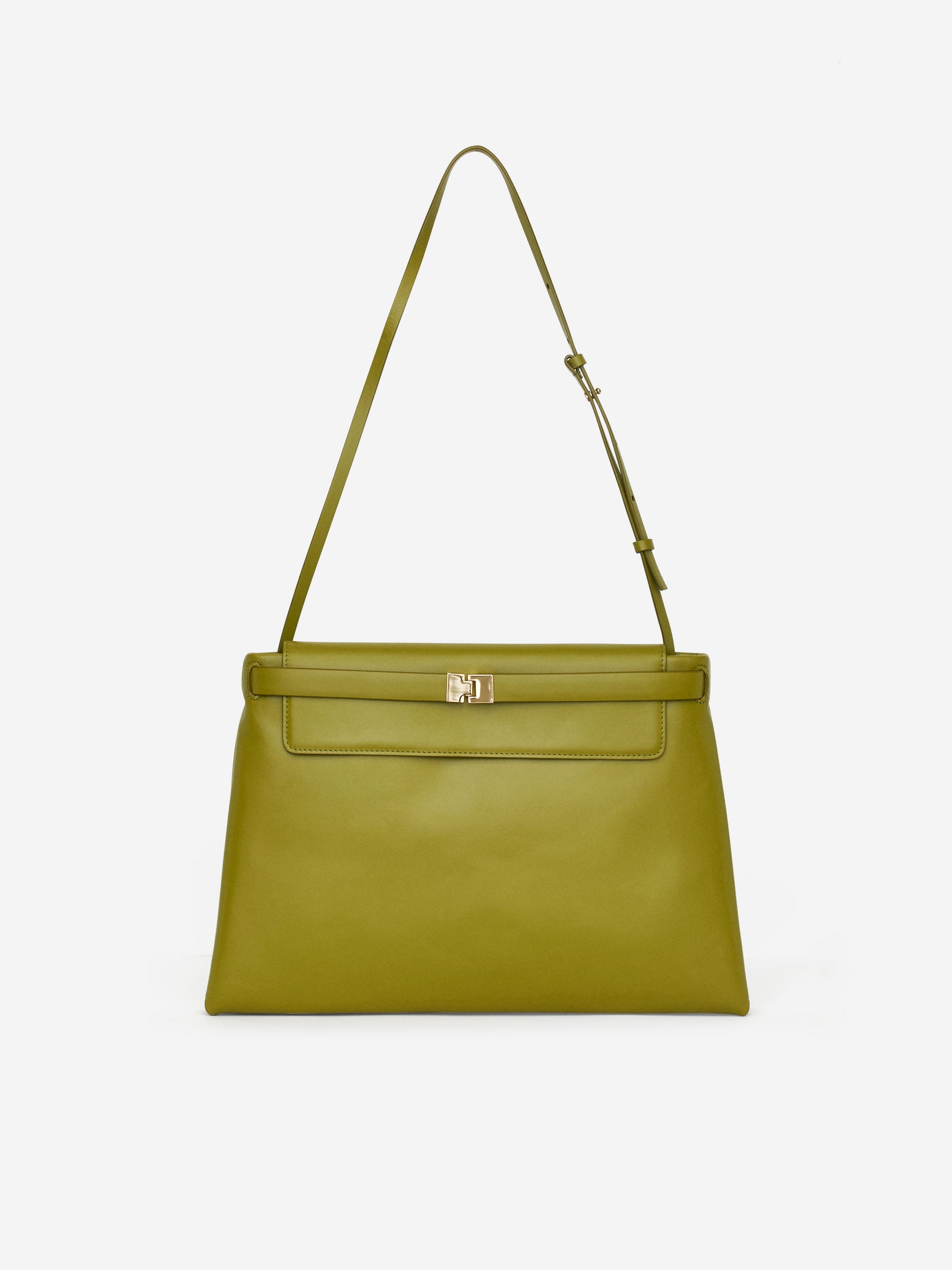 Leather Shoulder Bag - Green - Women - StillMedia/DescriptiveStillLife - 2