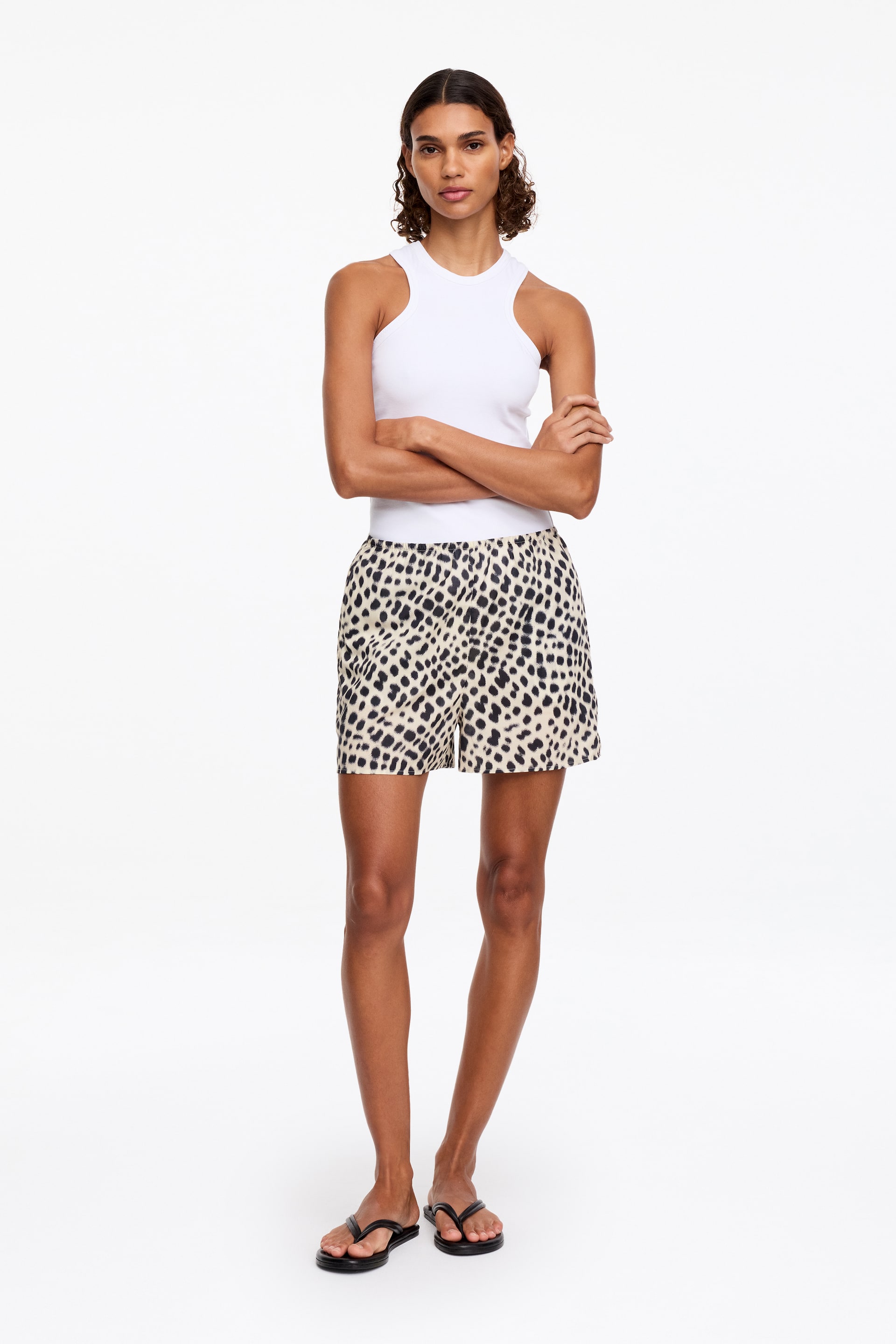 Größeres Bild ansehen: Shorts aus Lyocell-Mischung - Schwarz - Ladies | H&M DE 1