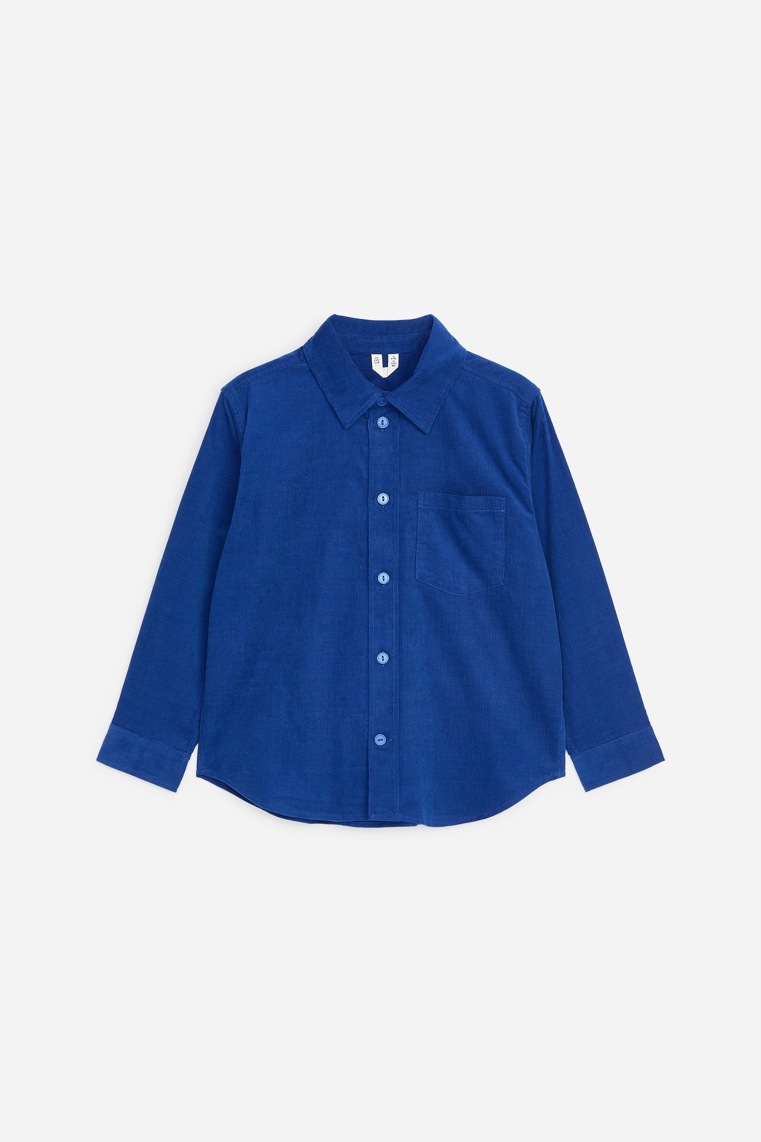 Chemise en velours côtelé pour bébé - Bleu