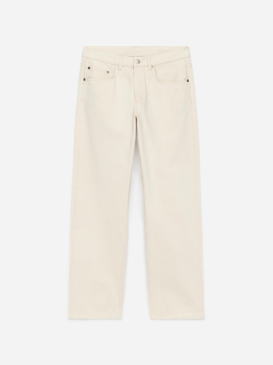 OCEAN Loose Straight Jeans – Ecru – Men – ARKET GB
