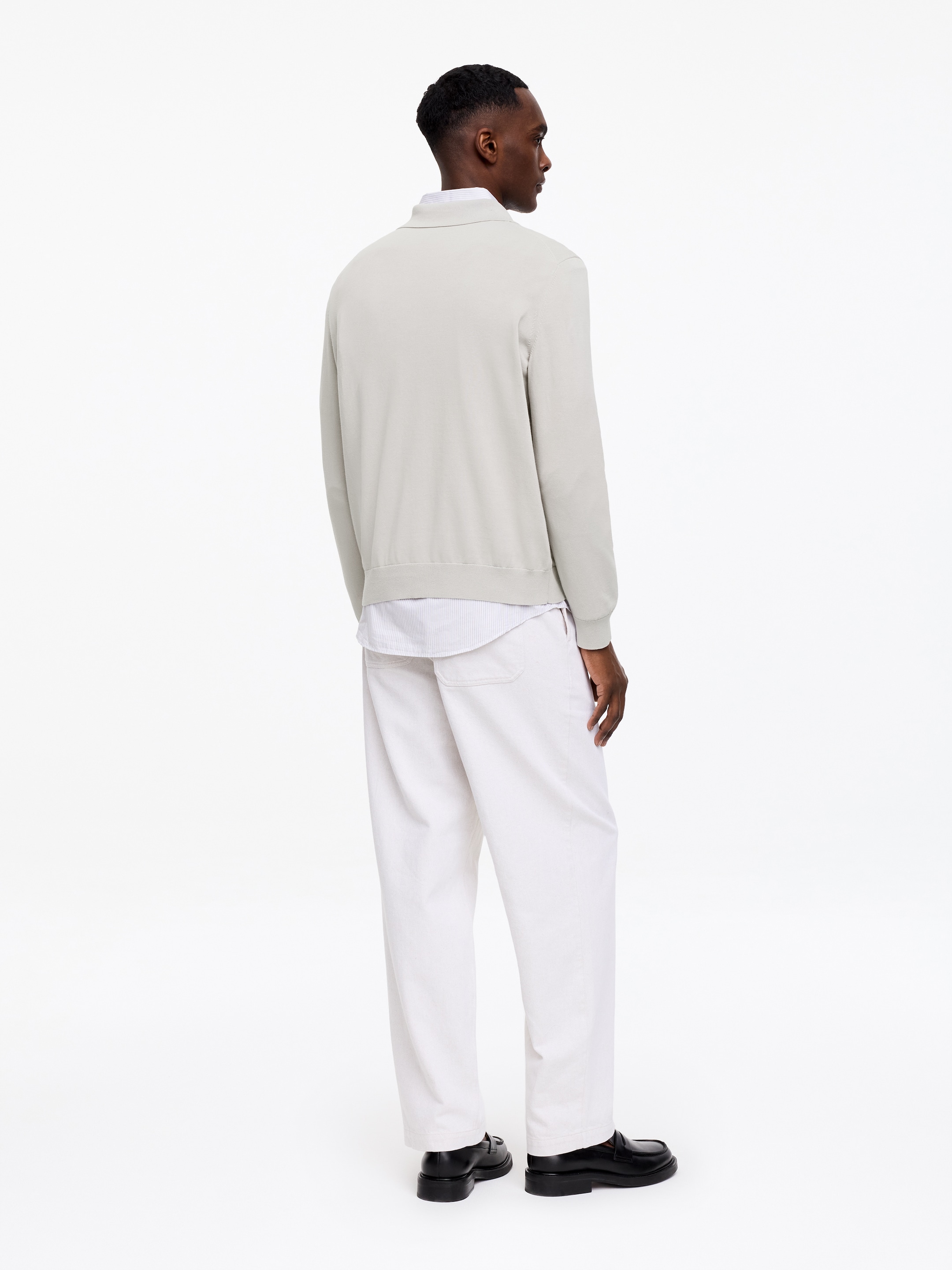 Polo en coton - Taupe clair - Regular fit - Homme - StillMedia/Lookbook - 4