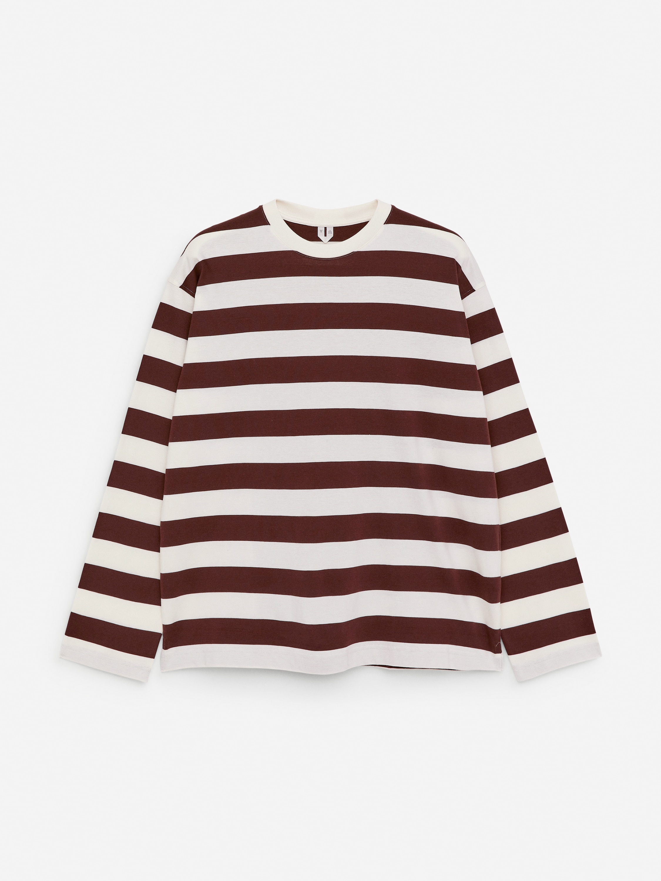 Camiseta de manga larga - Burdeos/Azul oscuro