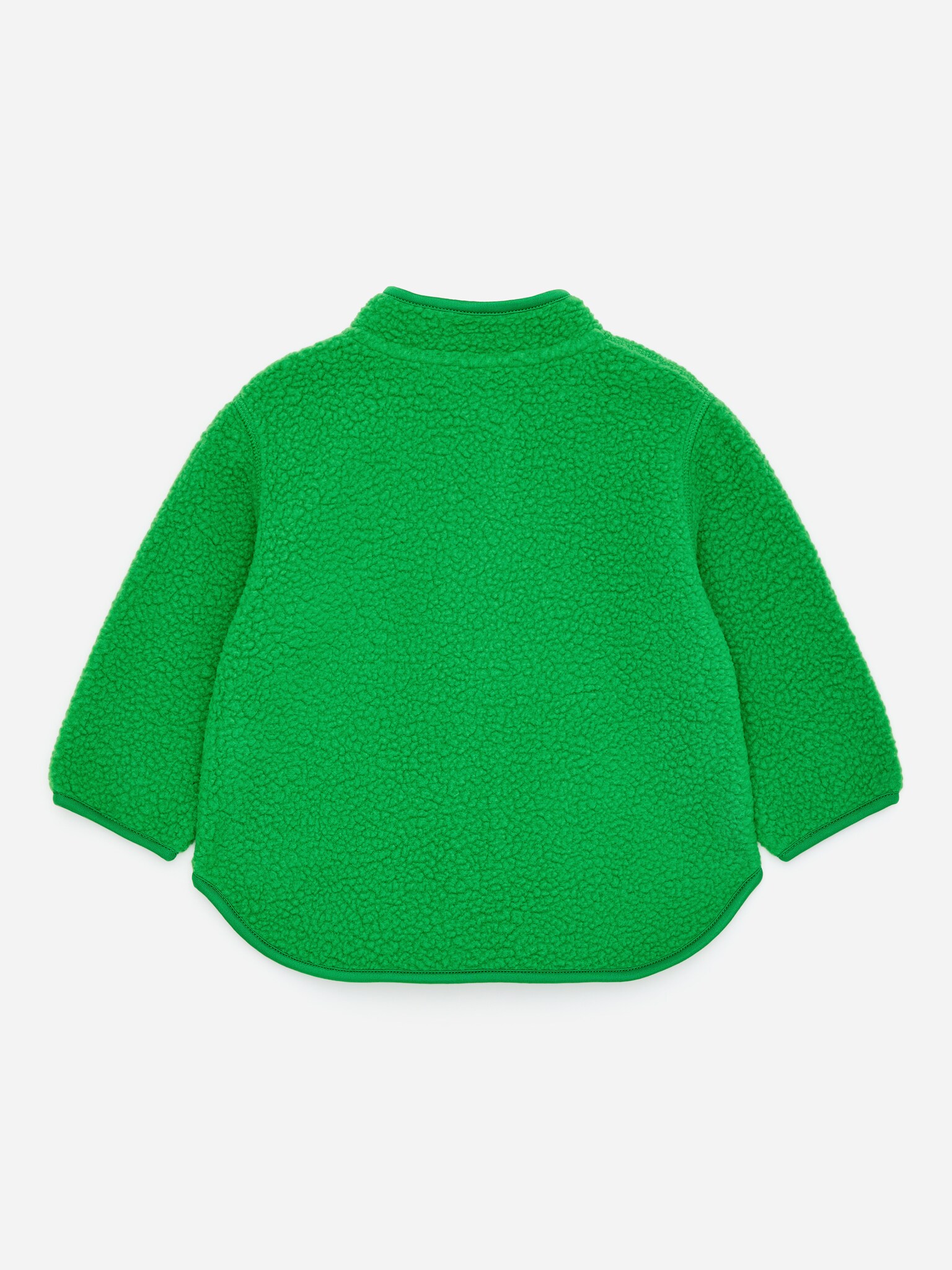 Fleecejacke - Leuchtendes Grün/Knallrot/Dunkelgrün - 3