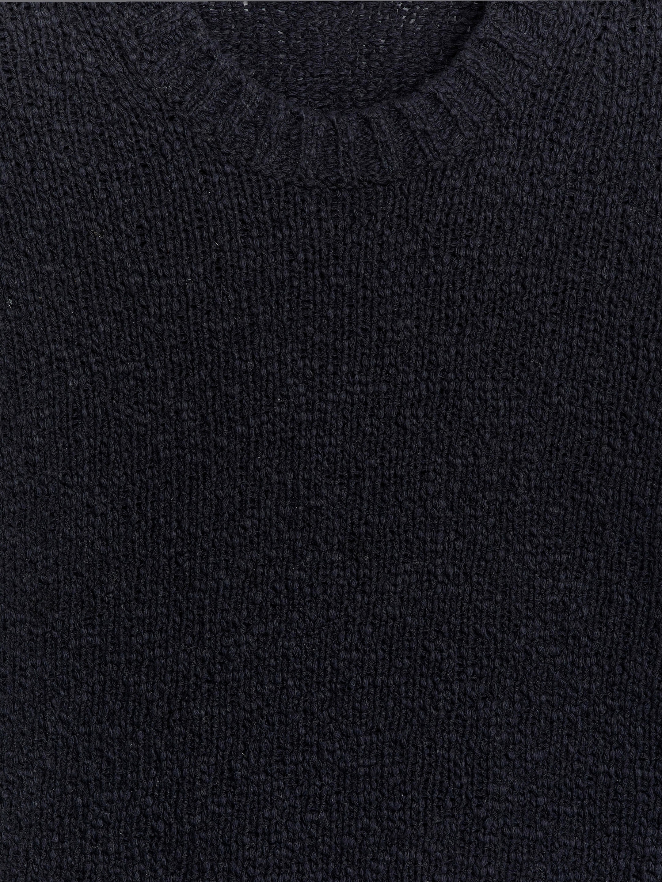 Tröja i bandgarn - Off-black - Regular fit - Men - StillMedia/DescriptiveDetail - 2