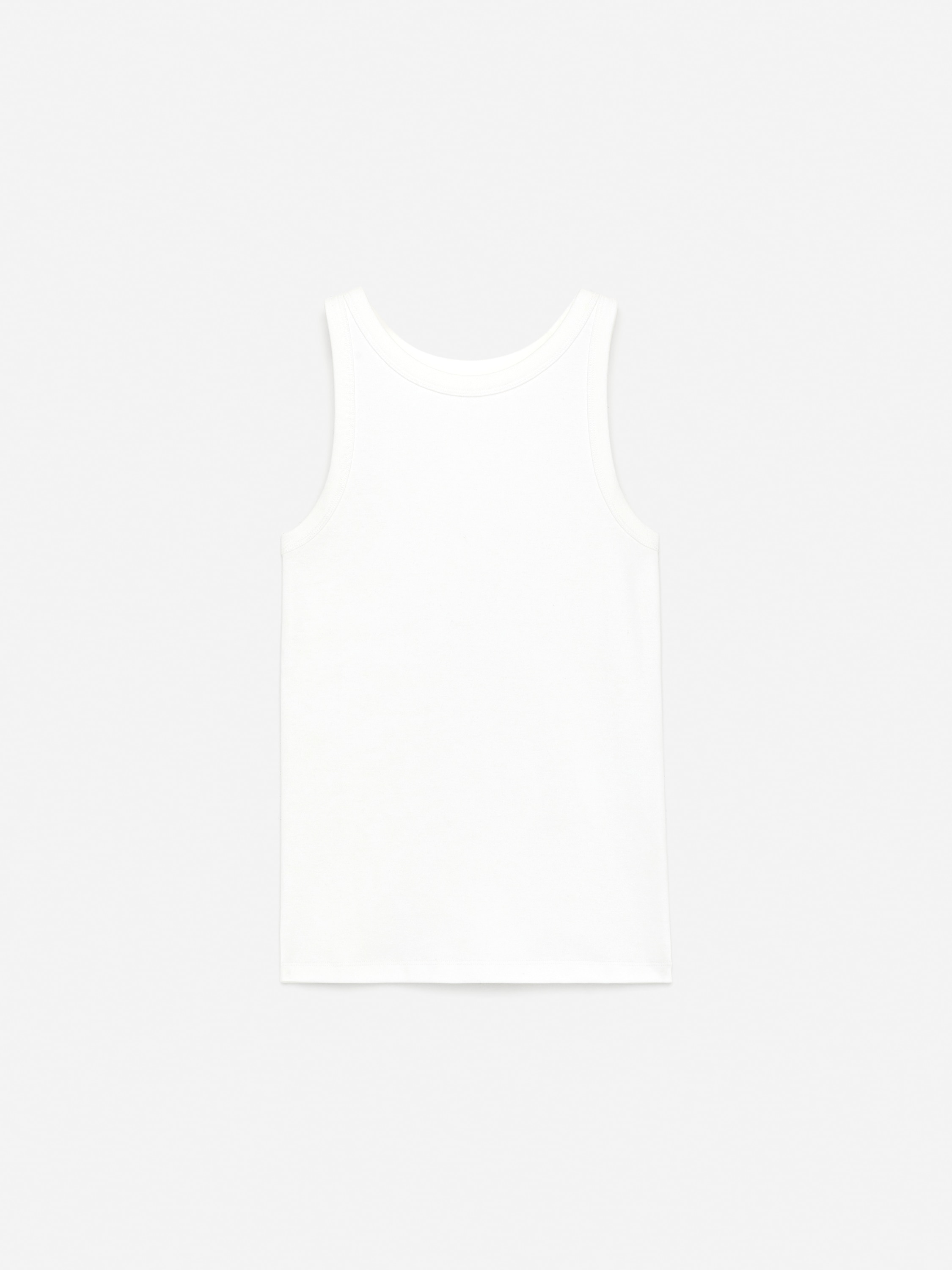 Rib Tank Top - Wit/Grey/Zwart/Bright Green/Roze