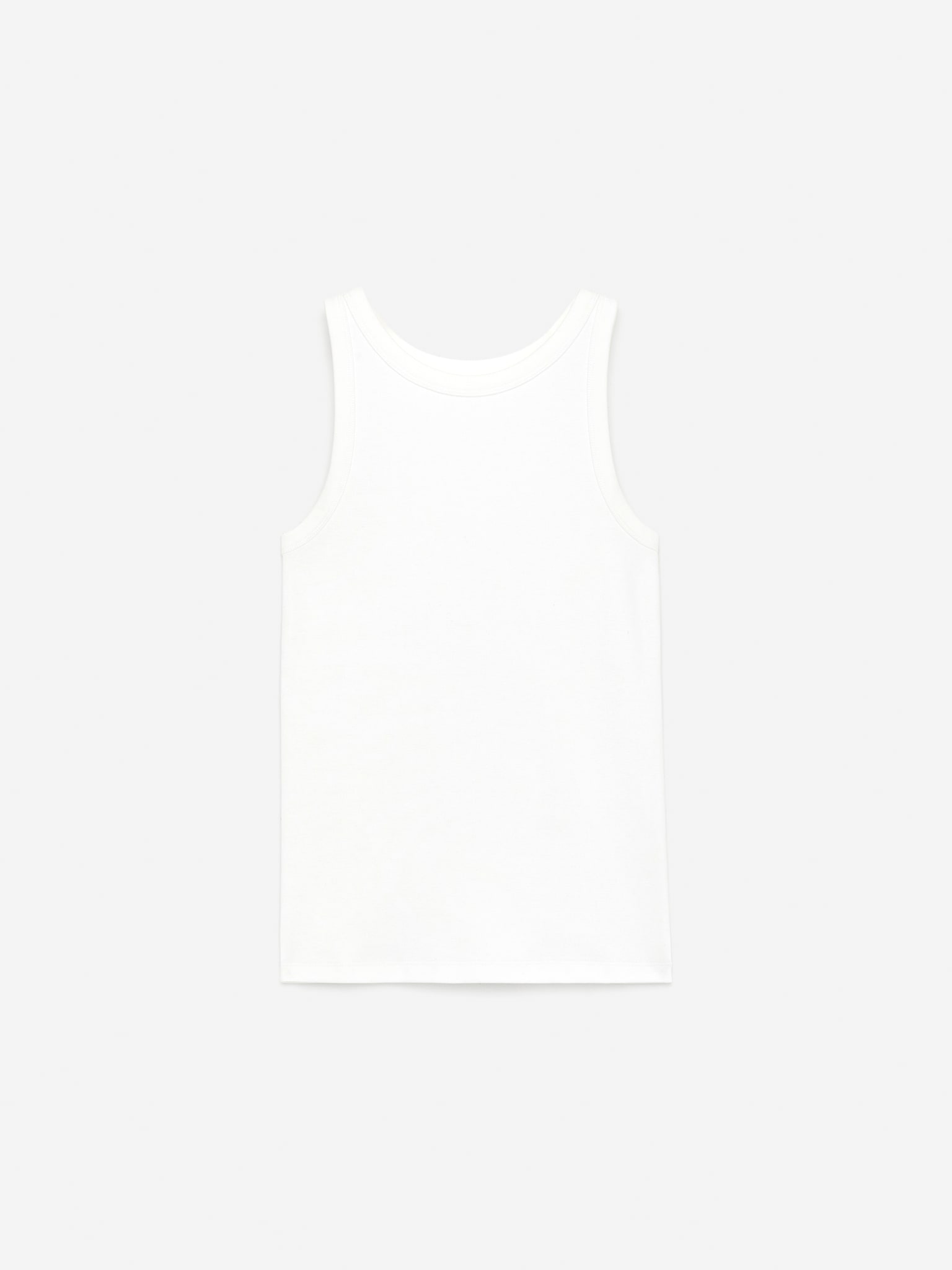 Geripptes Tanktop - Weiß/Grau/Schwarz - 2