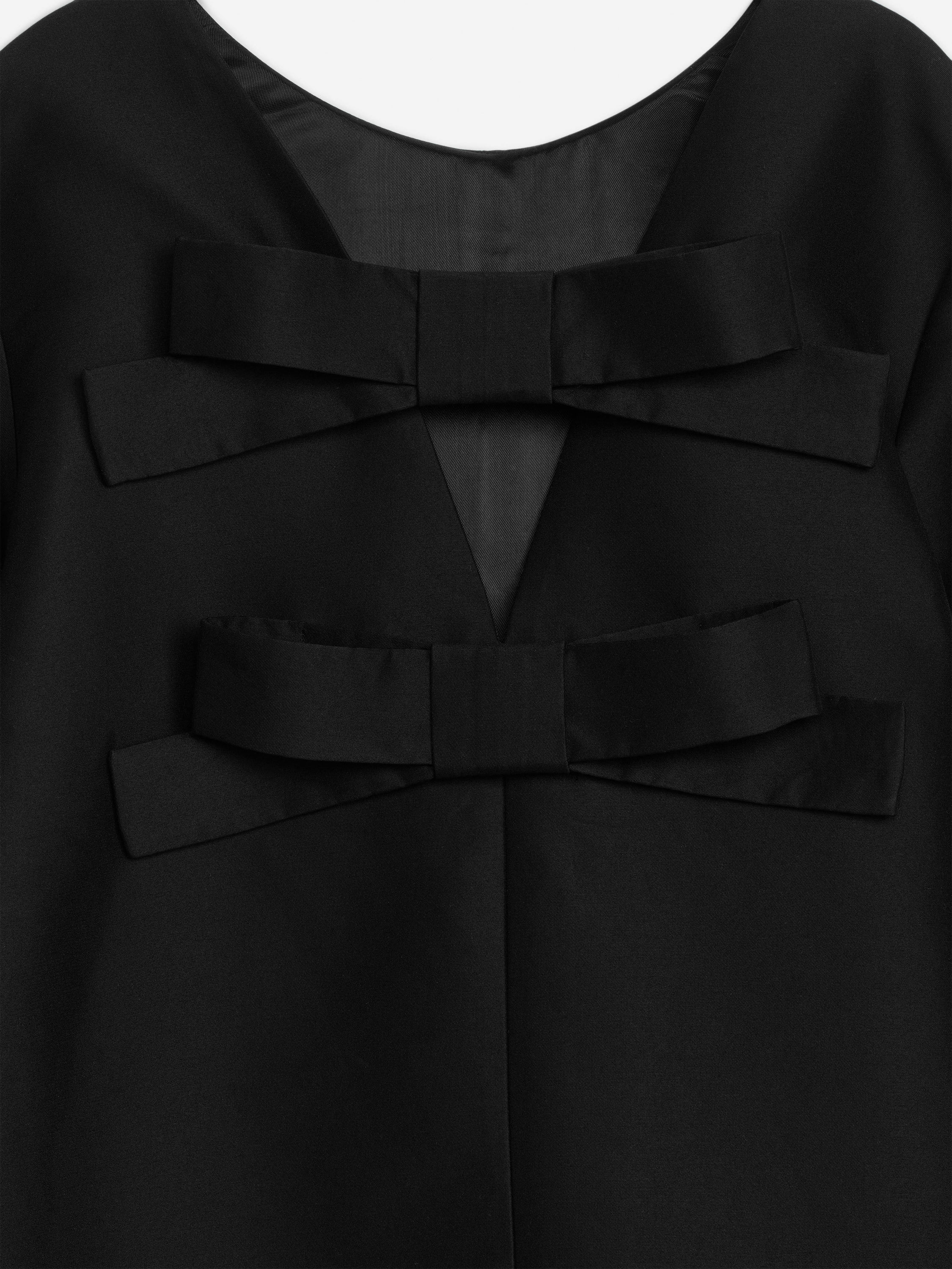 Bow Dress - Black - Regular fit - Women - StillMedia/DescriptiveDetail - 2