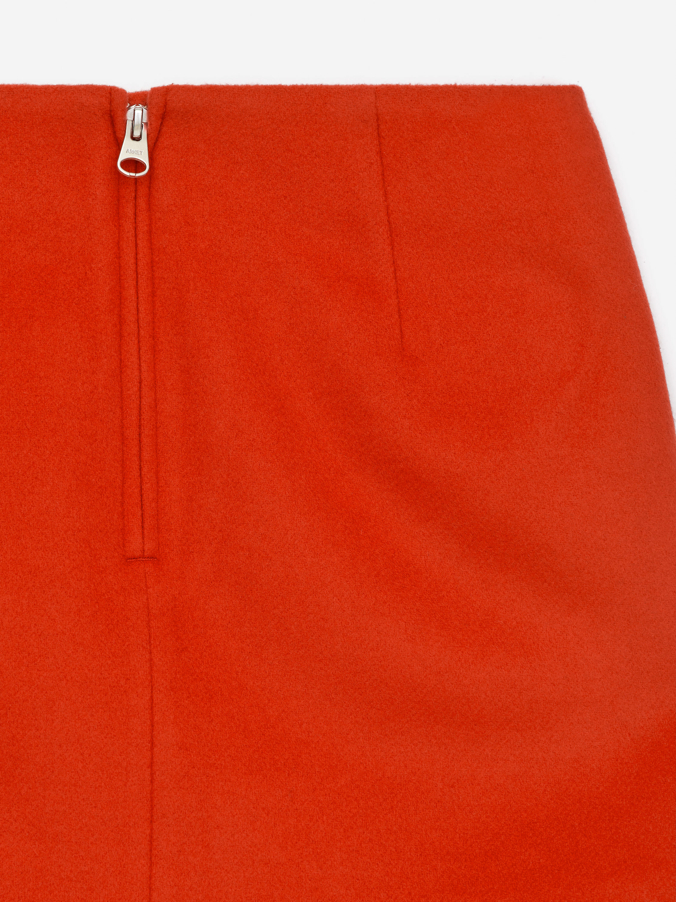 Wool-Blend Mini Skirt - Orange - Regular fit - Women - StillMedia/DescriptiveDetail - 2