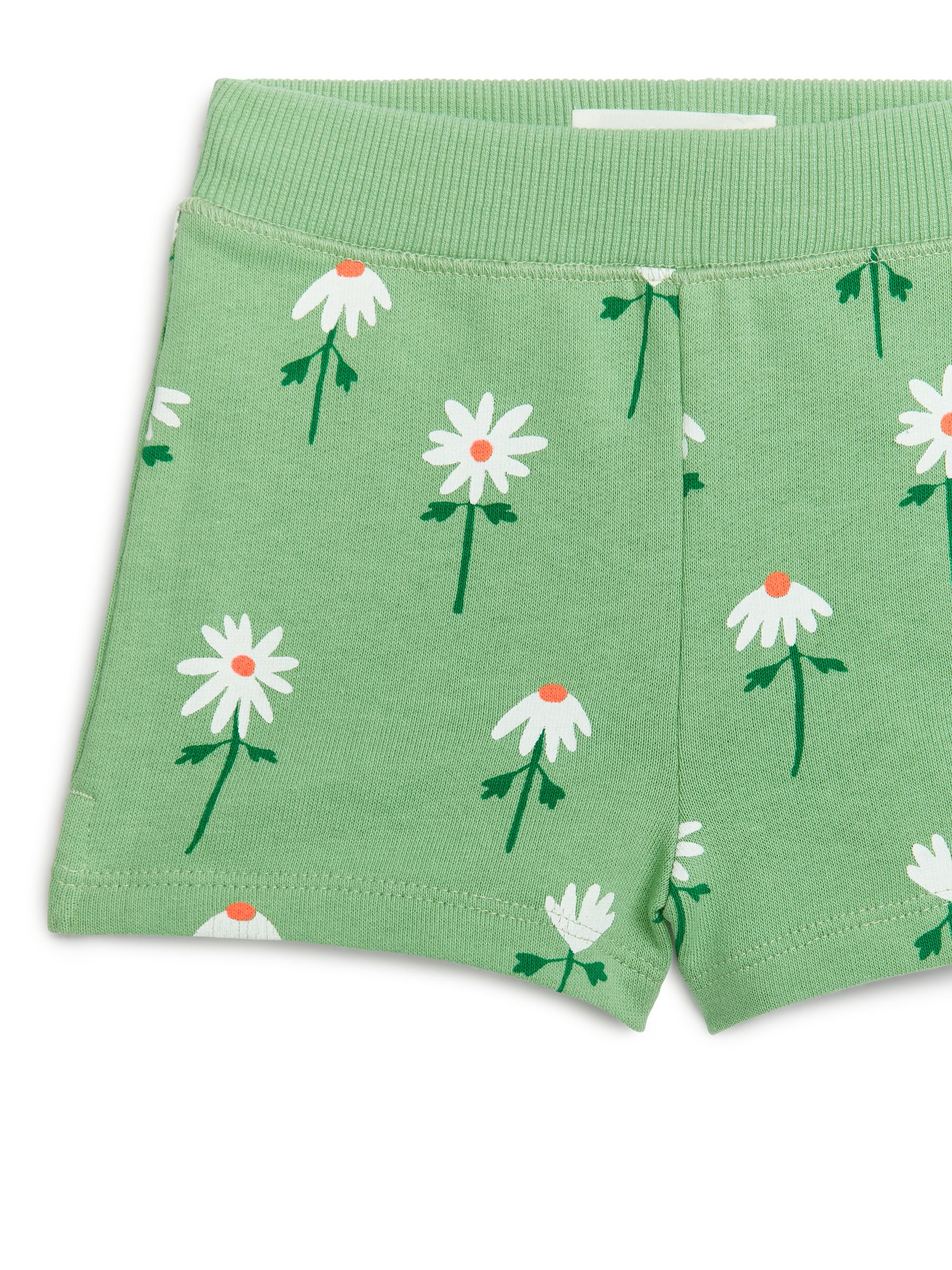 Shorts mit Print - Grün/Blumen - Relaxed Fit - Kinder - StillMedia/DescriptiveDetail - 3