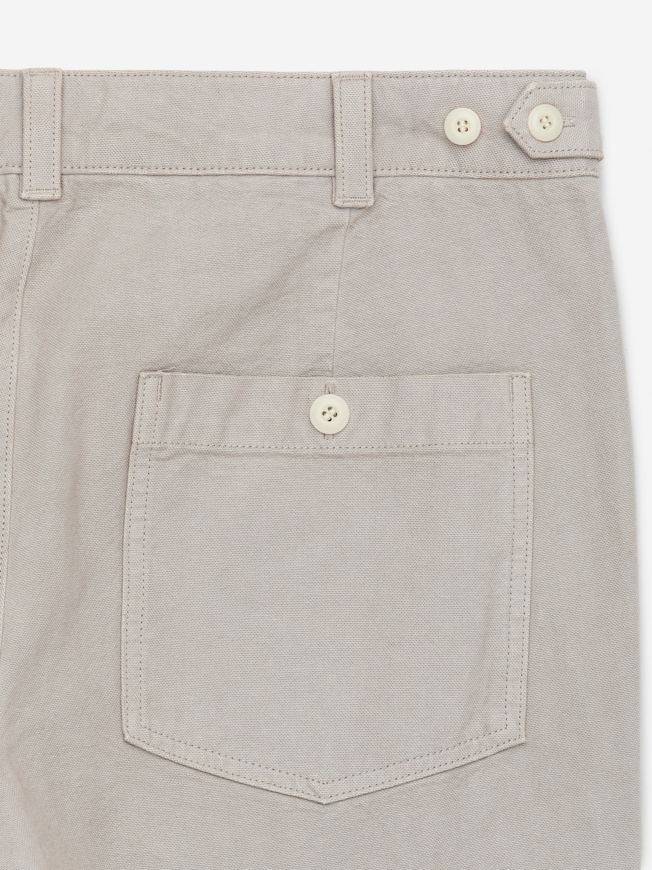 Pantalon décontracté en toile - Mastic - Relaxed fit - Homme - StillMedia/DescriptiveDetail - 1