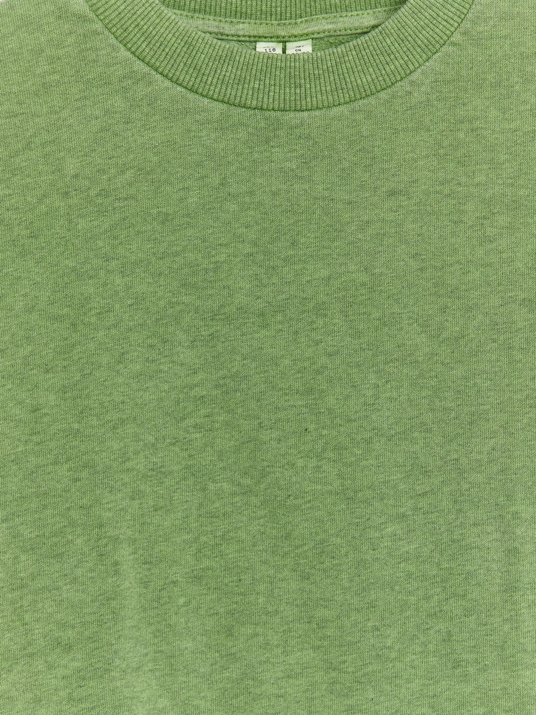 Oversize-Sweatshirt aus Baumwolle - Grün meliert - Oversize - Kinder - StillMedia/DescriptiveDetail - 2