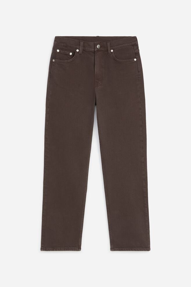 JADE cropped slim fit jeans - Bruin/Blauw/Zwart/Donkerblauw/Blauw/Wit/Gewassen zwart/Donkerblauw - 1