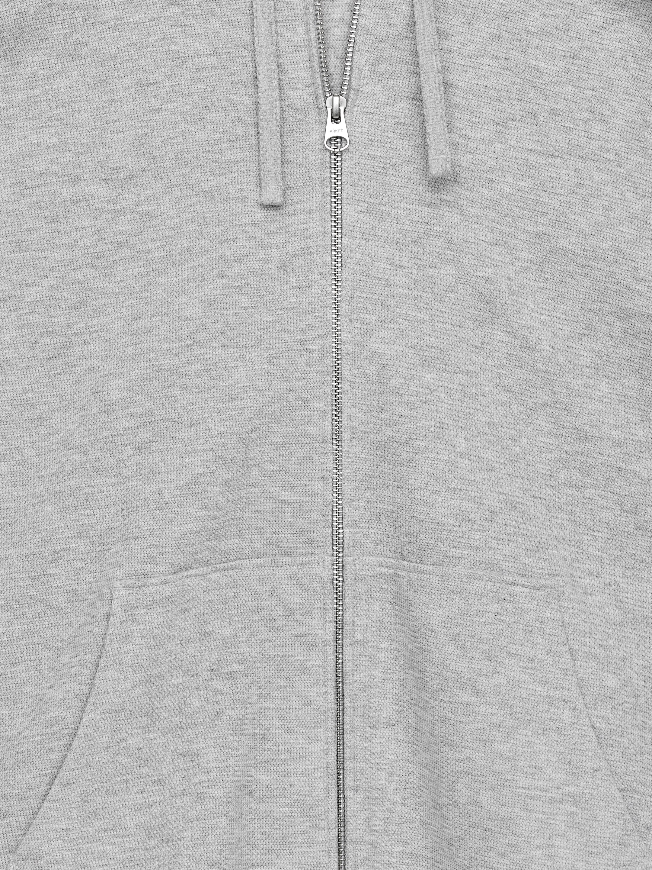Zip Hoodie - Grey Melange - Regular fit - Men - StillMedia/DescriptiveDetail - 1