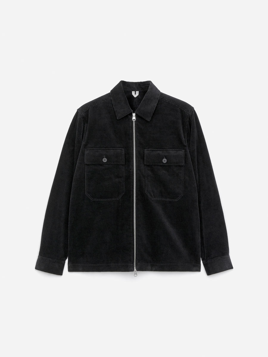ARKET Men's  Corduroy Overshirt Black,  size 50