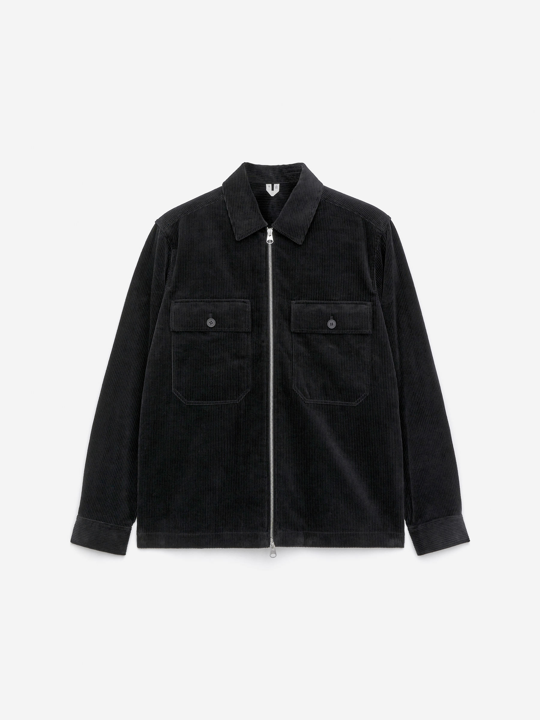 Corduroy Overshirt - Black - Regular fit - Men - StillMedia/DescriptiveStillLife - 2