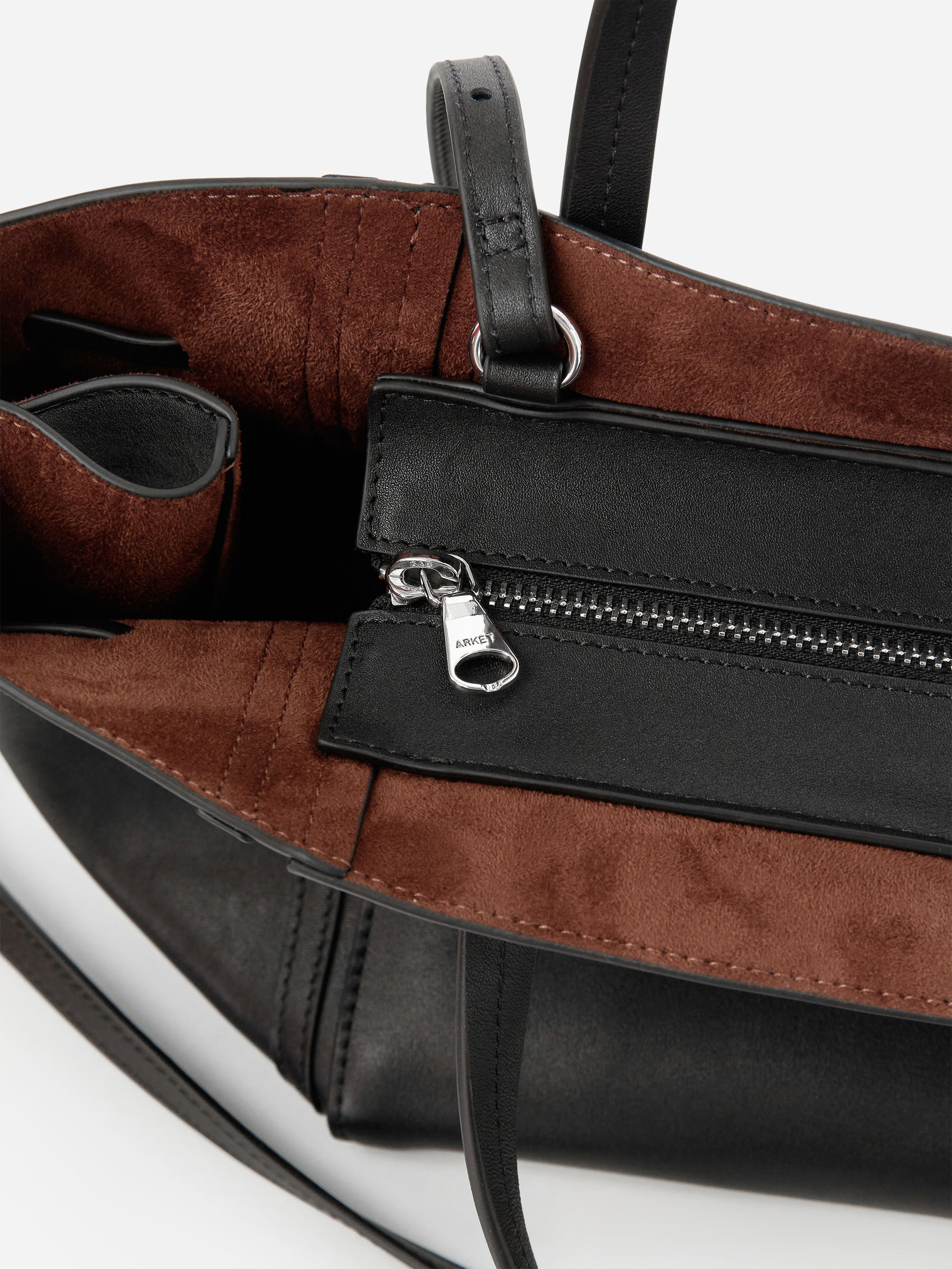 Leather Tote Bag - Black - Women - StillMedia/DescriptiveDetail - 4