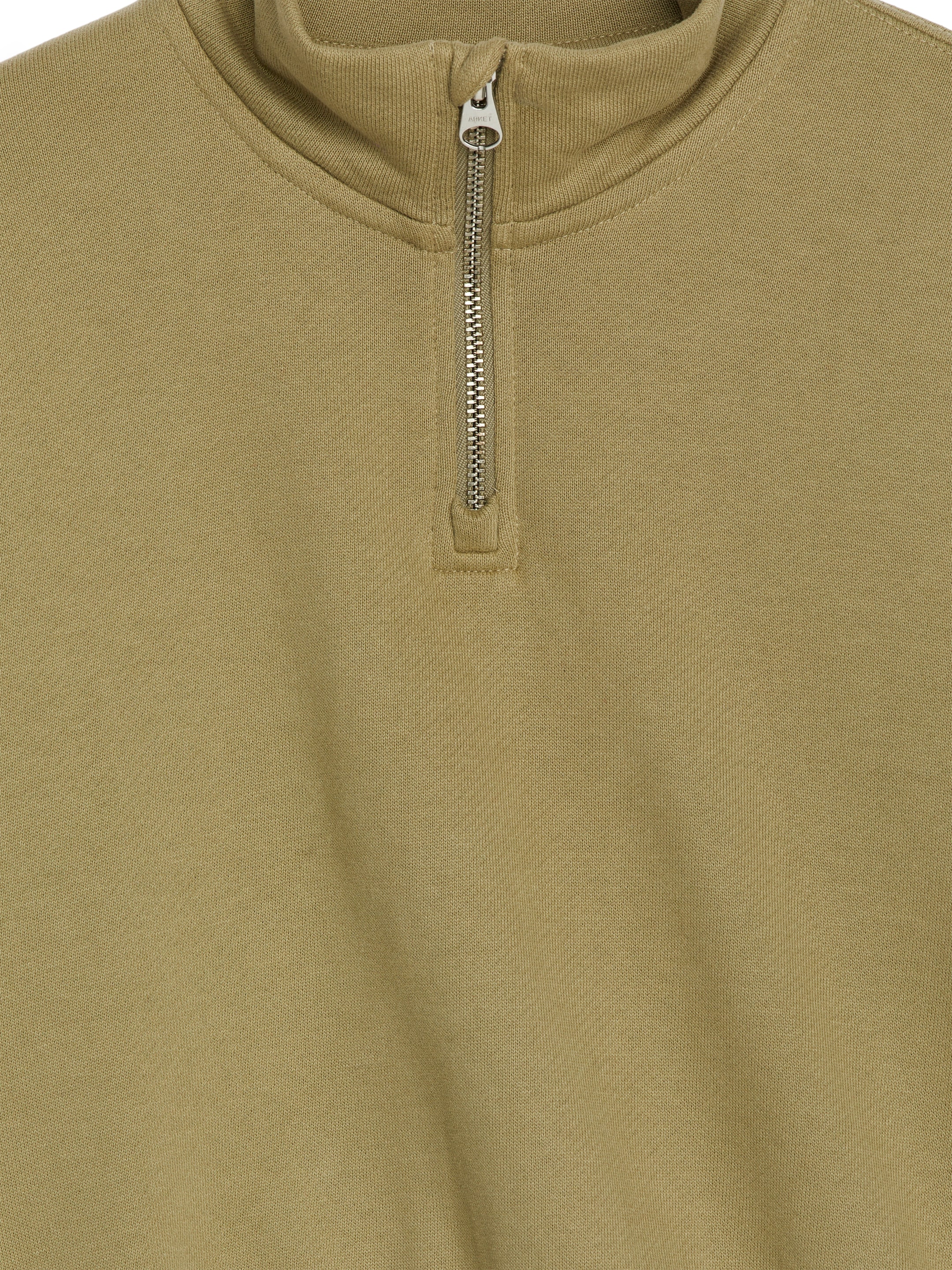 Sweatshirt med half zip - Khakigrön - Relaxed fit - Children - StillMedia/DescriptiveDetail - 1