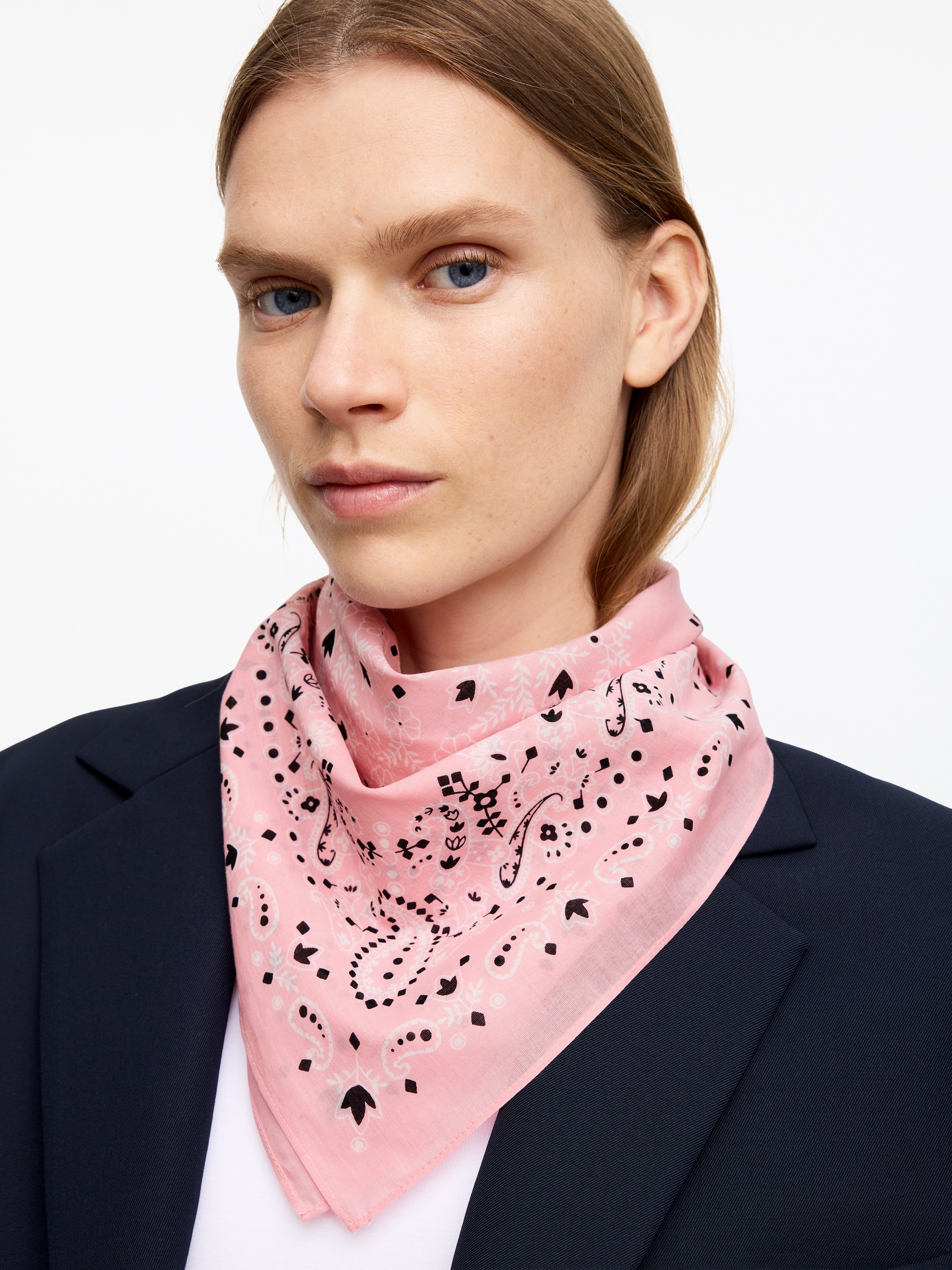 Foulard en coton - Rose - Femme - StillMedia/Lookbook - 6