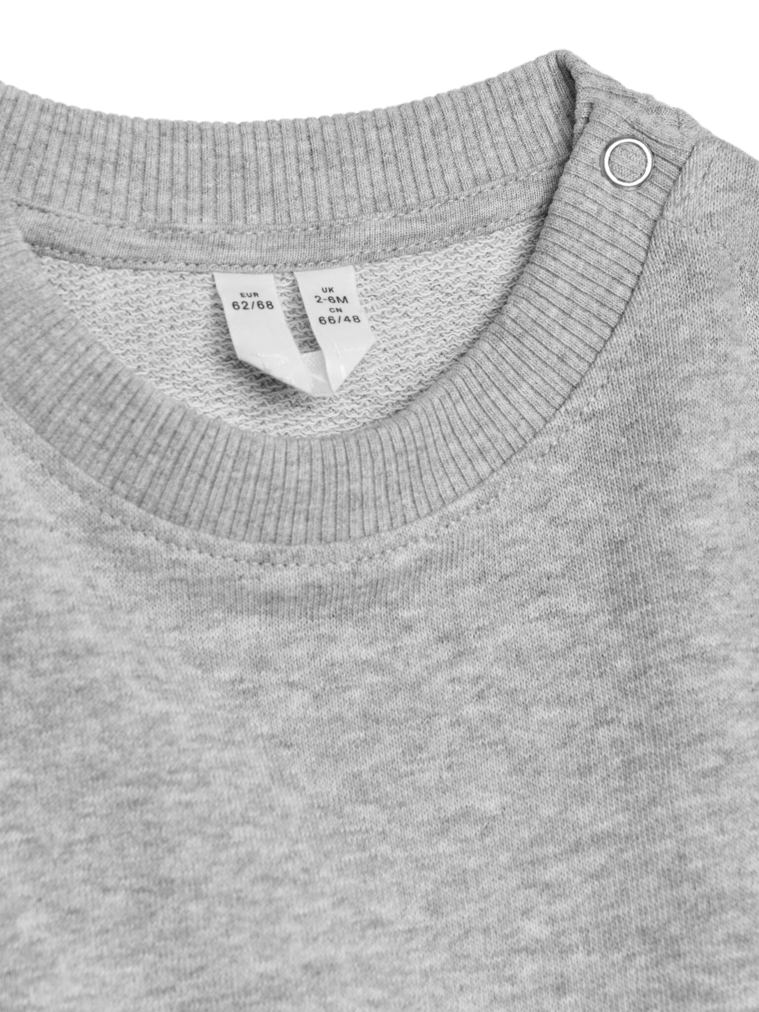 Sweatshirt aus Baumwolle - Grau/Beige - 3