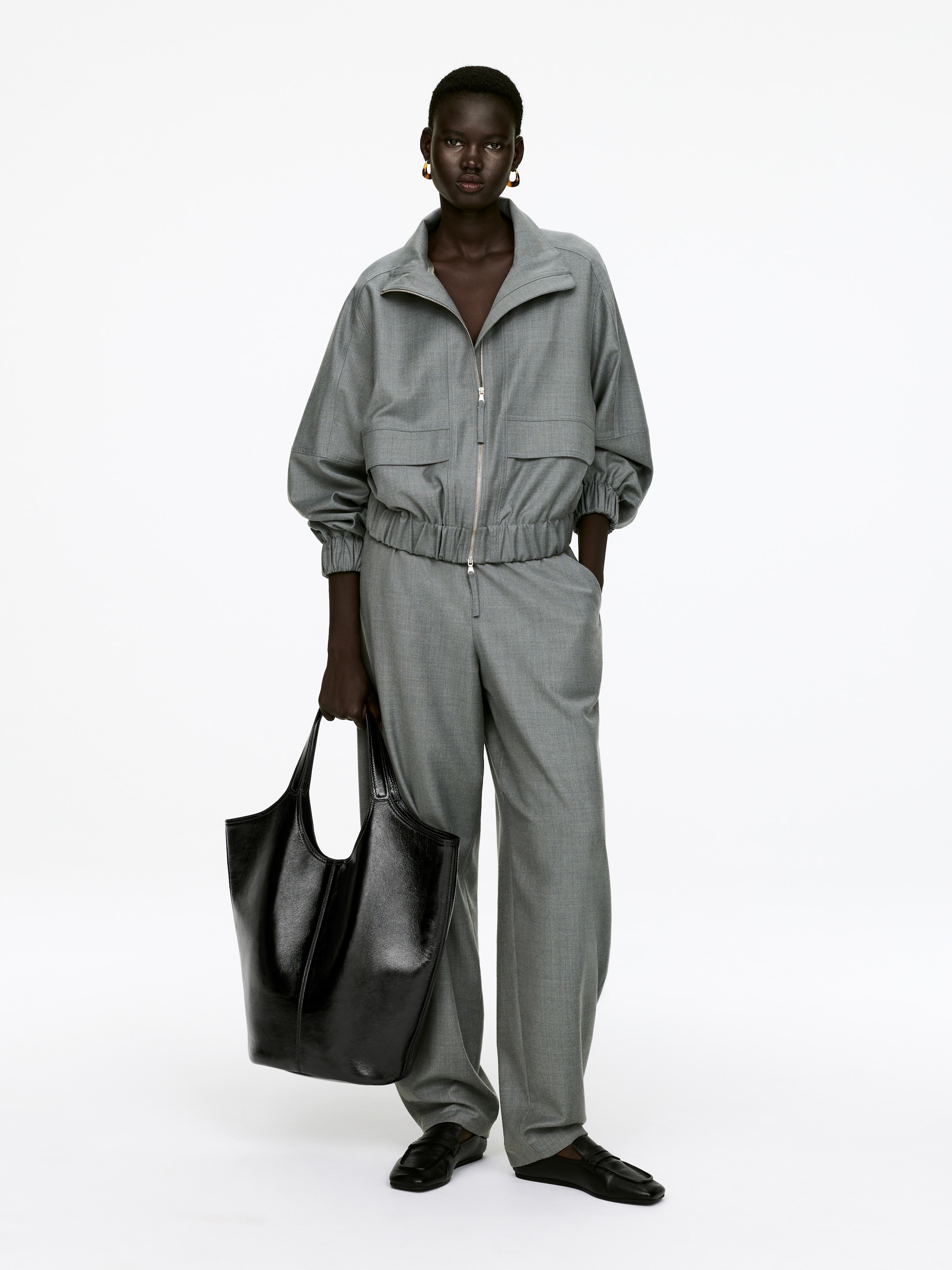 Grösseres Bild ansehen: Tragetasche aus Lackleder - Schwarz - DAMEN | H&M CH 2