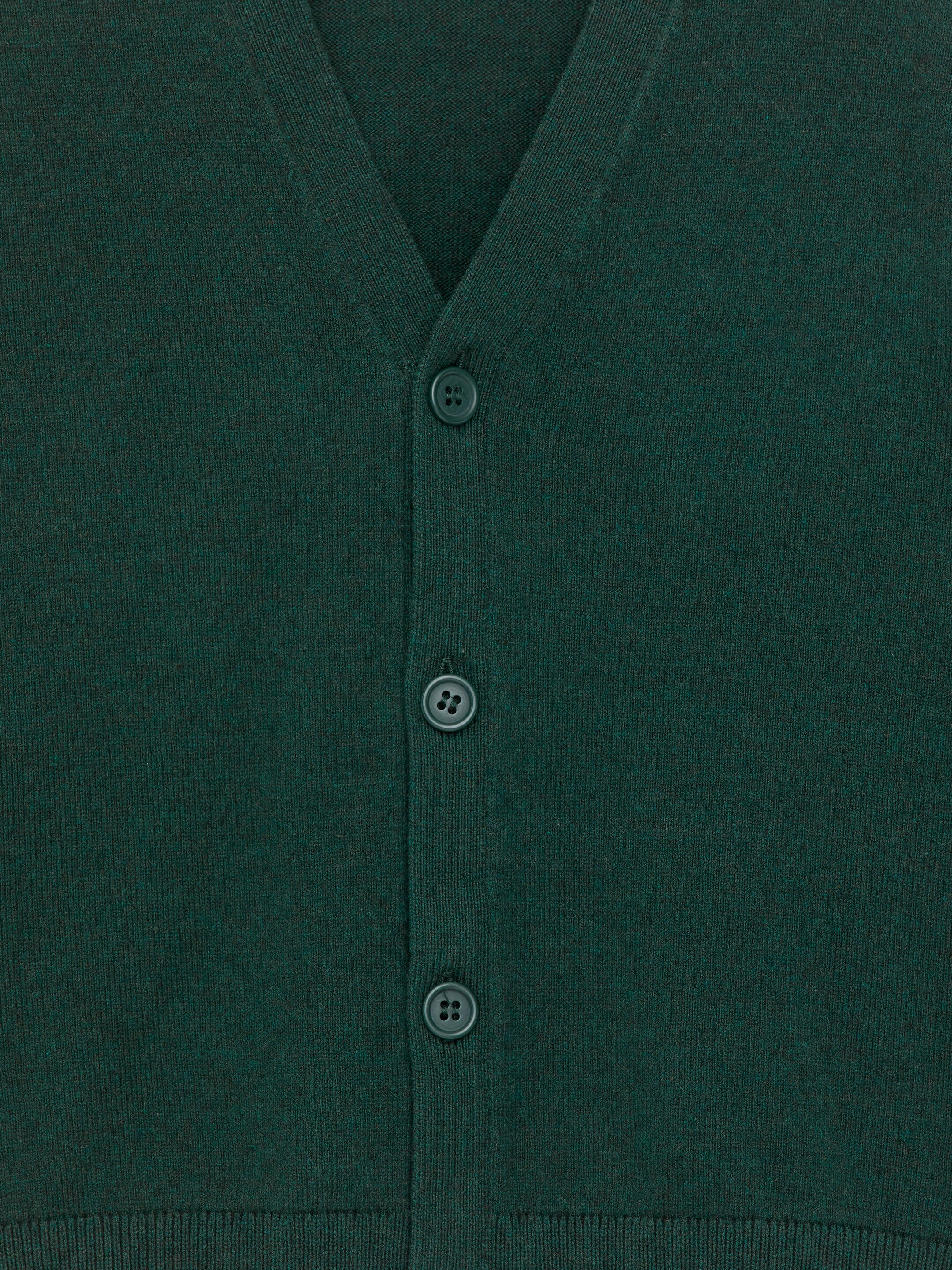 View larger image: Cotton-Wool Cardigan - Dark Green - Kids | H&M GB 3