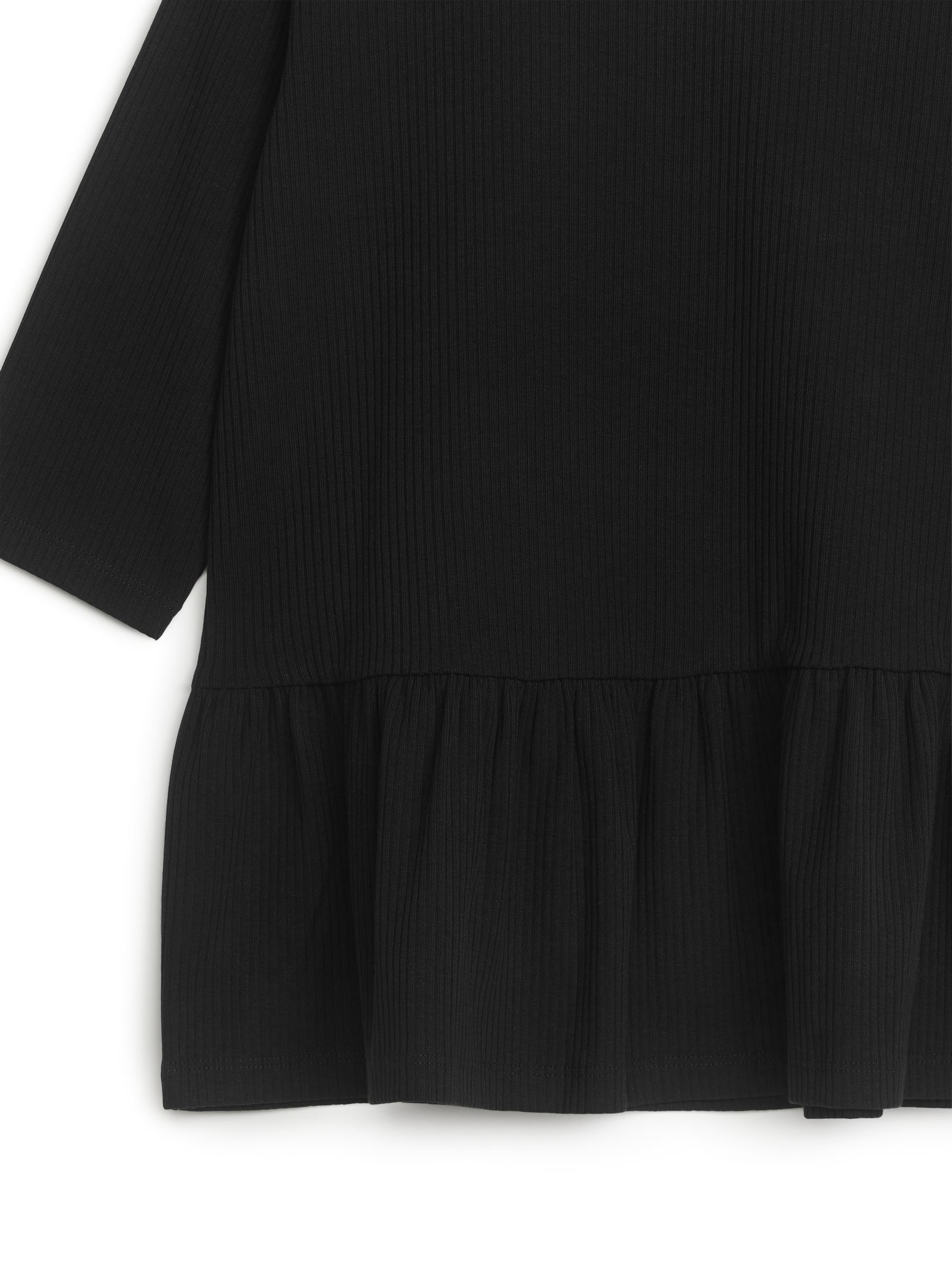 Jerseykleid mit Rüschen - Schwarz - Relaxed Fit - Kinder - StillMedia/DescriptiveDetail - 1