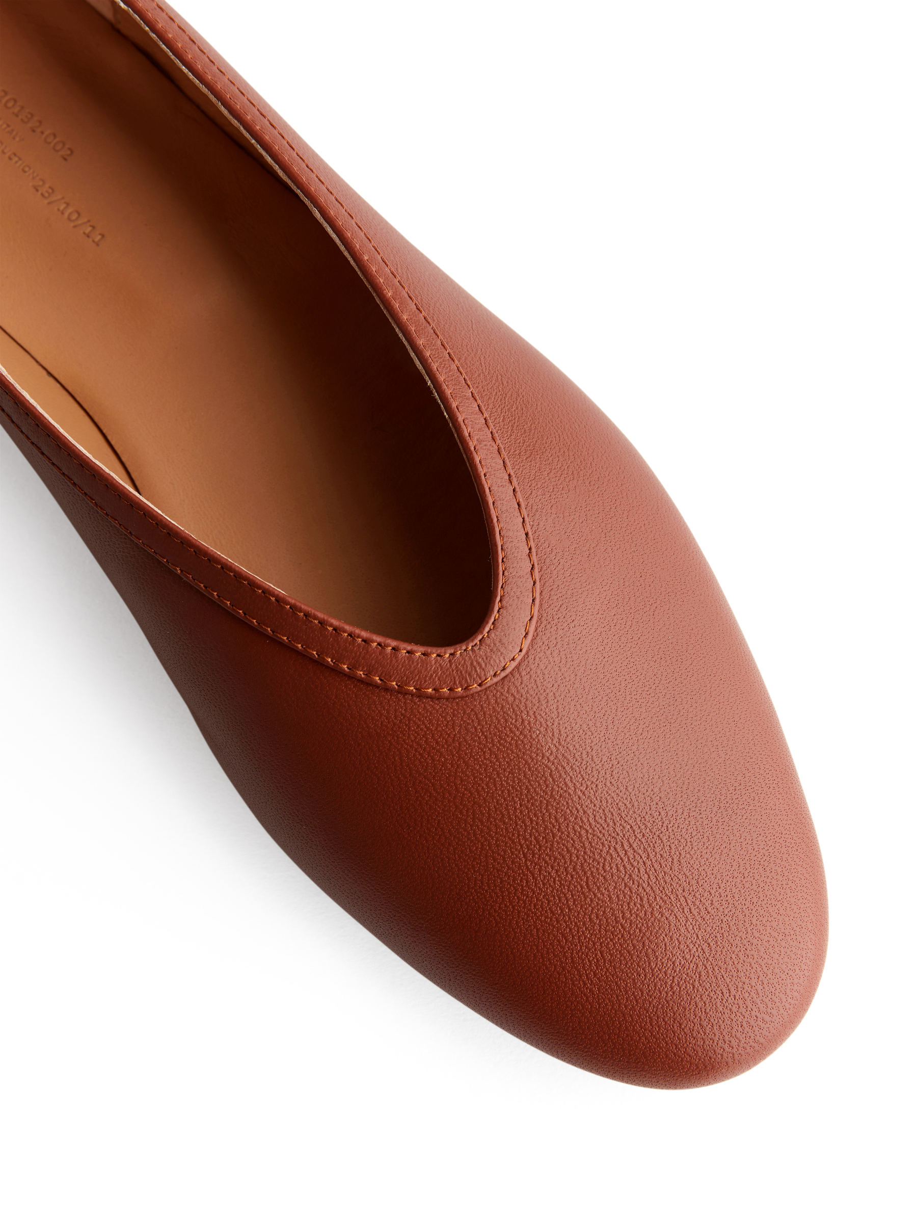 Ballerina aus Leder - Rostbraun - Damen - StillMedia/DescriptiveDetail - 4