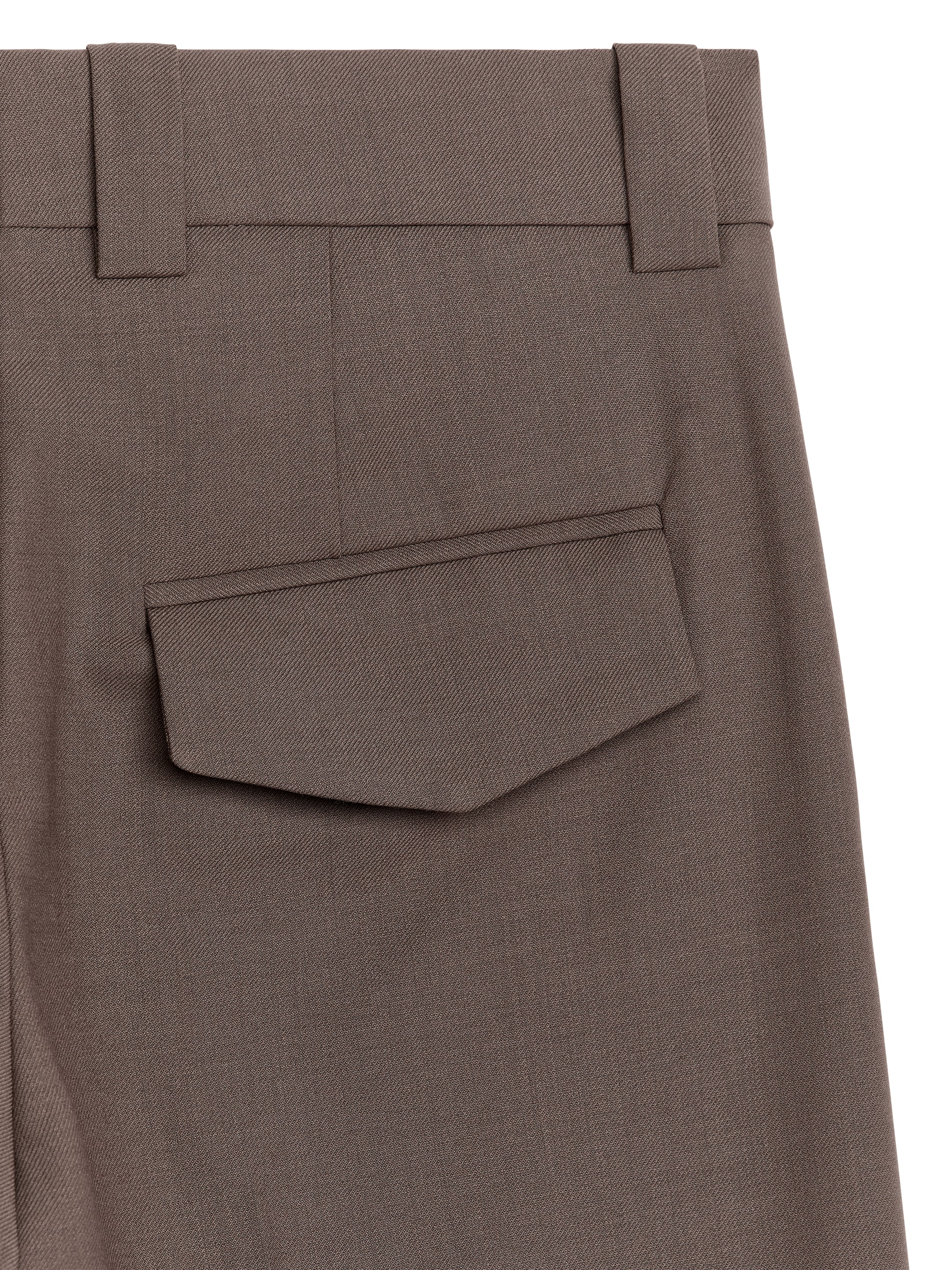 Wollhose zum Umschlagen - Braun - Loose Fit - Damen - StillMedia/DescriptiveDetail - 2