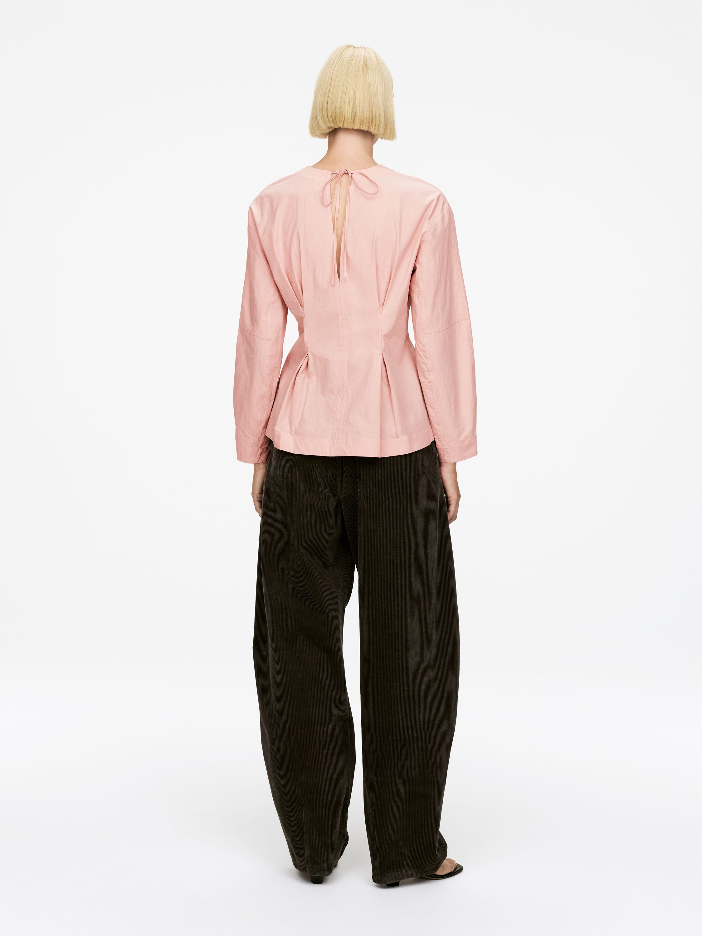 Peplum Top - Dusty Pink - Regular fit - Women - StillMedia/Lookbook - 3