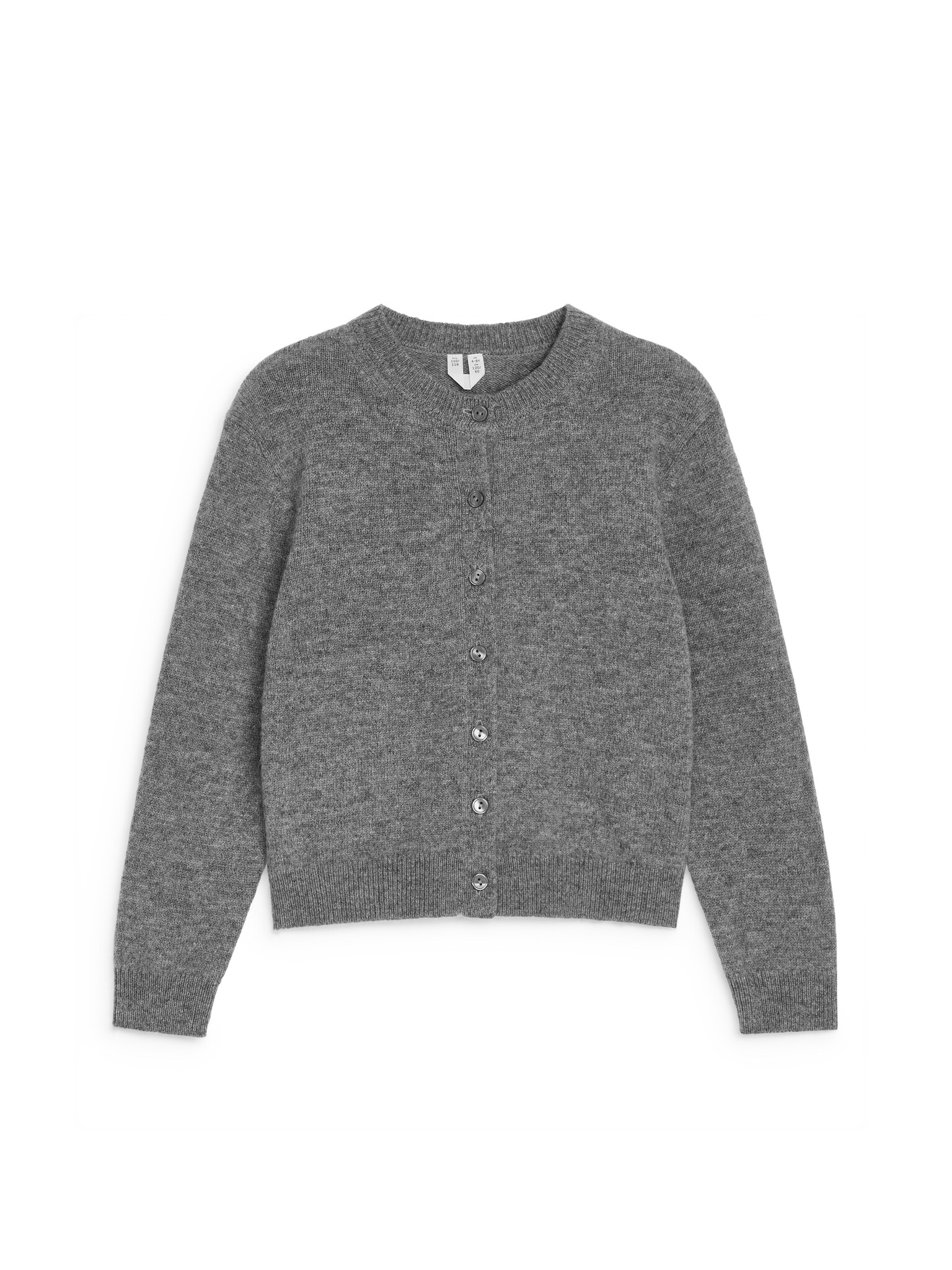 Strickjacke aus Wolle - Grau - 1
