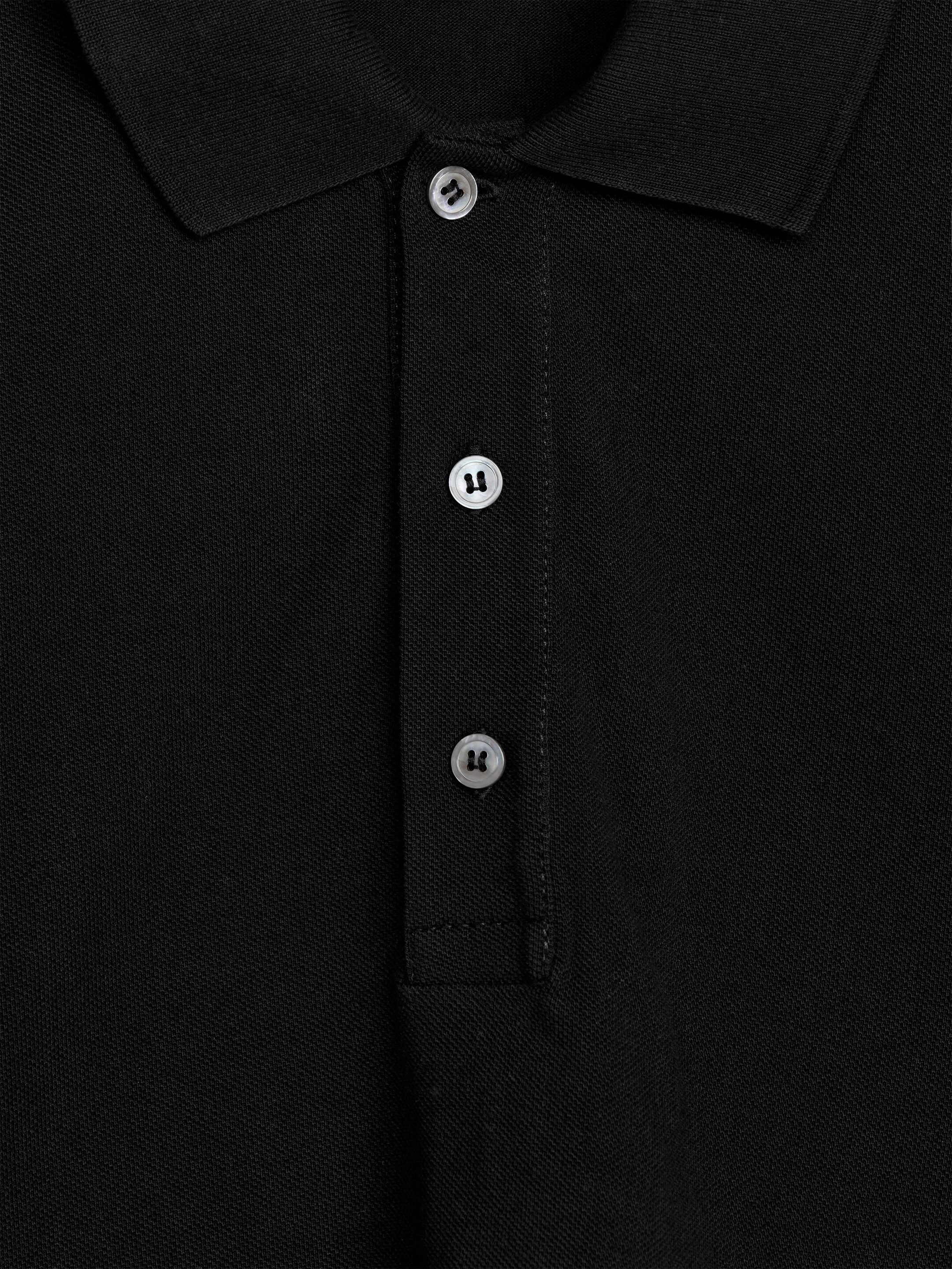 Polo in piqué - Nero - Regular fit - Men - StillMedia/DescriptiveDetail - 1