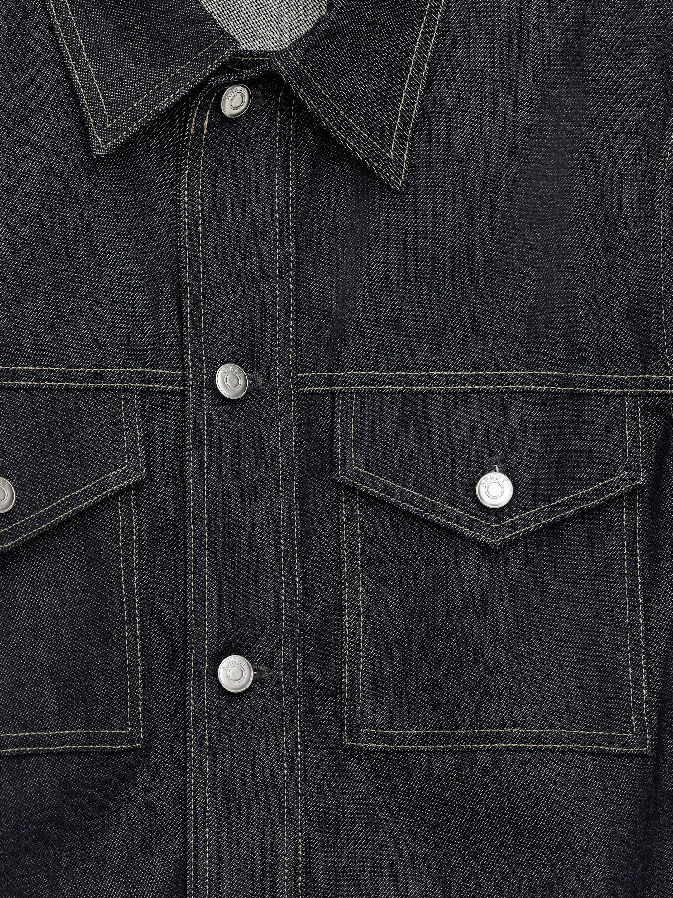 Jeansjacka - Mörkblå - Loose fit - Men - StillMedia/DescriptiveDetail - 2