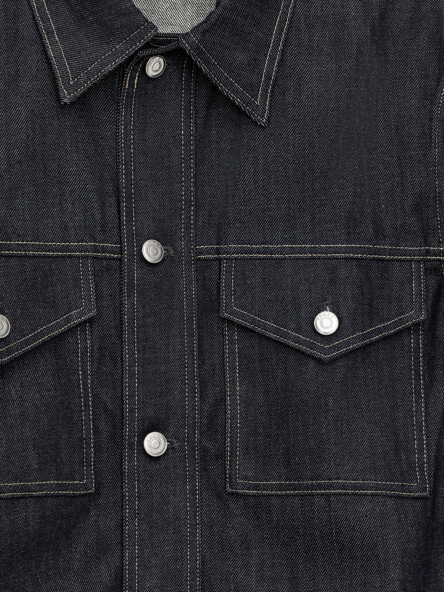 Denim Jacket - Dark Blue - Loose fit - Men - StillMedia/DescriptiveDetail - 2