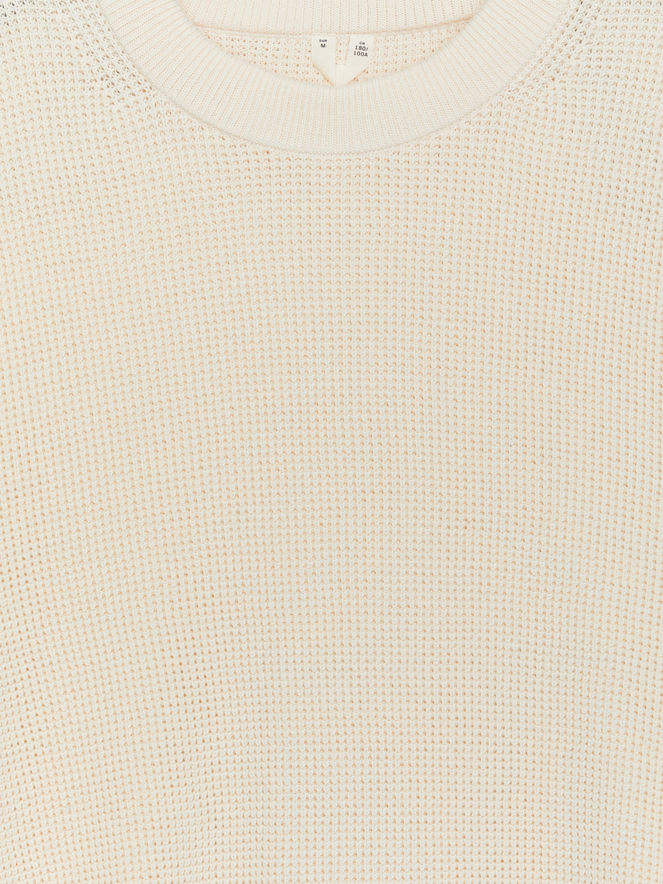 Waffle-Knit Jumper - Off White - Regular fit - Men - StillMedia/DescriptiveDetail - 2