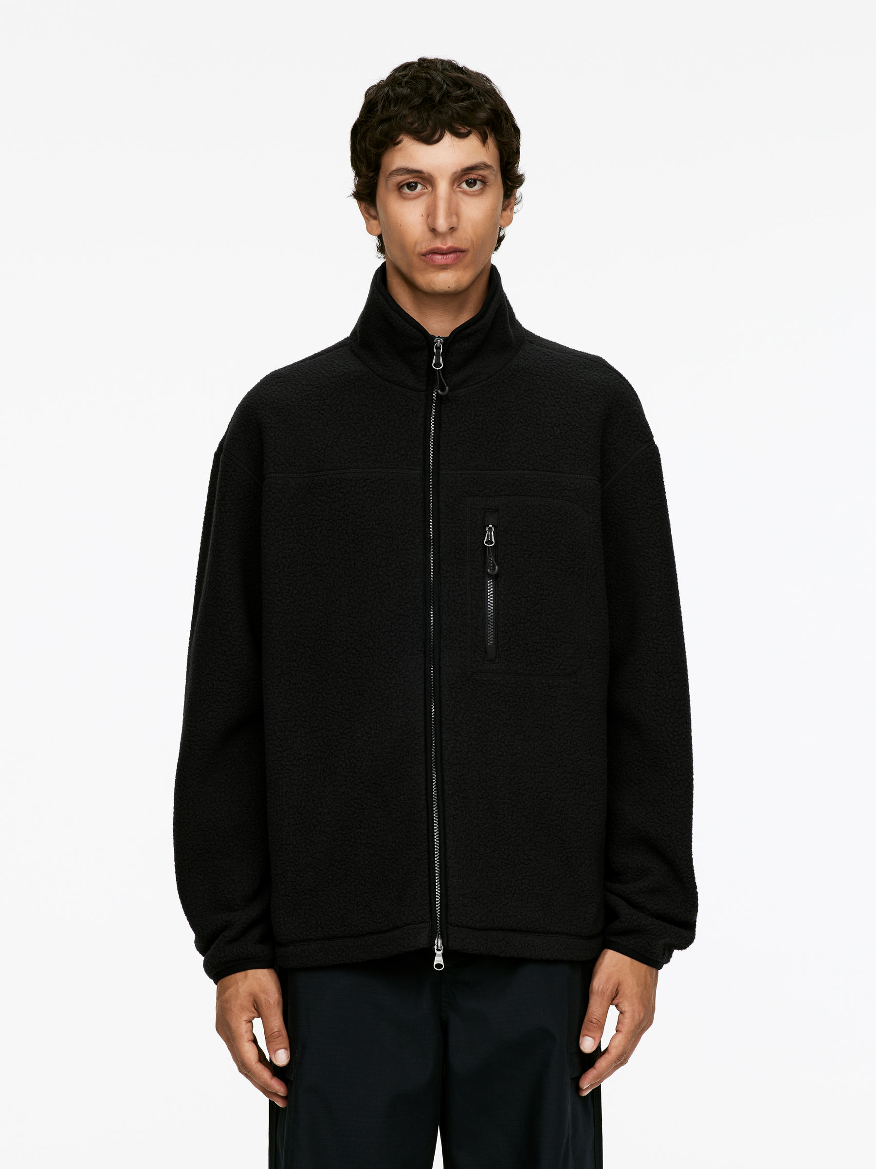 Fleece Jacket - Dark Blue - Regular fit - Men - StillMedia/Lookbook - 7