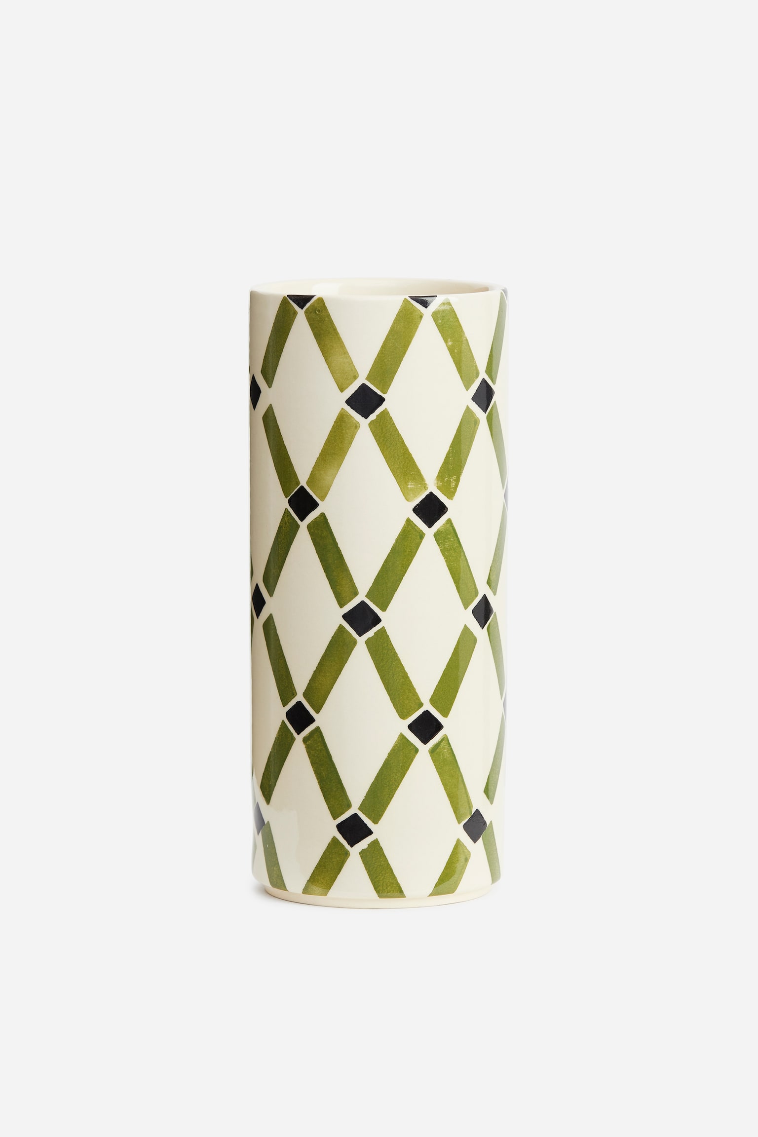ÎÎ½Î± Î²Î¬Î¶Î¿ Î±ÏÏ ÎµÏÏÎ±Î»ÏÎ¼Î­Î½Î· stoneware ÏÎµ ÏÏÎ®Î¼Î± ÎºÏÎ»Î¯Î½Î´ÏÎ¿Ï ÏÏÎ­ÎºÎµÏÎ±Î¹ ÏÏÎ¸Î¹Î¿ ÏÎµ ÏÏÏÏÎ¸Î¹Î± ÏÏÎ·, Î±Î½Î±Î´ÎµÎ¹ÎºÎ½ÏÎ¿Î½ÏÎ±Ï Î¼Î¹Î± ÏÏÏÎ»ÎµÏÎºÎ· ÎµÏÎ¹ÏÎ¬Î½ÎµÎ¹Î± Î´Î¹Î±ÎºÎ¿ÏÎ¼Î·Î¼Î­Î½Î· Î¼Îµ ÏÏÎ¬ÏÎ¹Î½Î¿ Î³ÎµÏÎ¼ÎµÏÏÎ¹ÎºÏ Î¼Î¿ÏÎ¯Î²Î¿ ÏÎ»Î­Î³Î¼Î±ÏÎ¿Ï. Î¤Î¿ ÏÏÎ­Î´Î¹Î¿ Î´Î¹Î±Î¸Î­ÏÎµÎ¹ Î´Î¹Î±ÏÏÎ±ÏÏÎ¿ÏÎ¼ÎµÎ½ÎµÏ ÏÏÎ¬ÏÎ¹Î½ÎµÏ Î´Î¹Î±Î³ÏÎ½Î¹ÎµÏ Î³ÏÎ±Î¼Î¼Î­Ï Î¼Îµ Î¼Î¹ÎºÏÎ­Ï Î¼Î±ÏÏÎµÏ ÏÎ¿Î¼Î²Î¿ÎµÎ¹Î´ÎµÎ¯Ï Î»ÎµÏÏÎ¿Î¼Î­ÏÎµÎ¹ÎµÏ ÏÎµ ÎºÎ¬Î¸Îµ ÏÎ·Î¼ÎµÎ¯Î¿ ÏÎ¿Î¼Î®Ï.