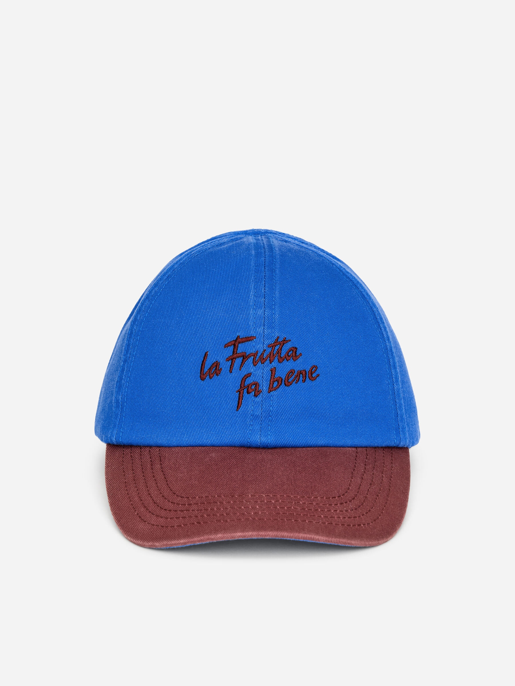 Casquette color block en sergé - Bleu/Marron - Enfant - StillMedia/DescriptiveStillLife - 1