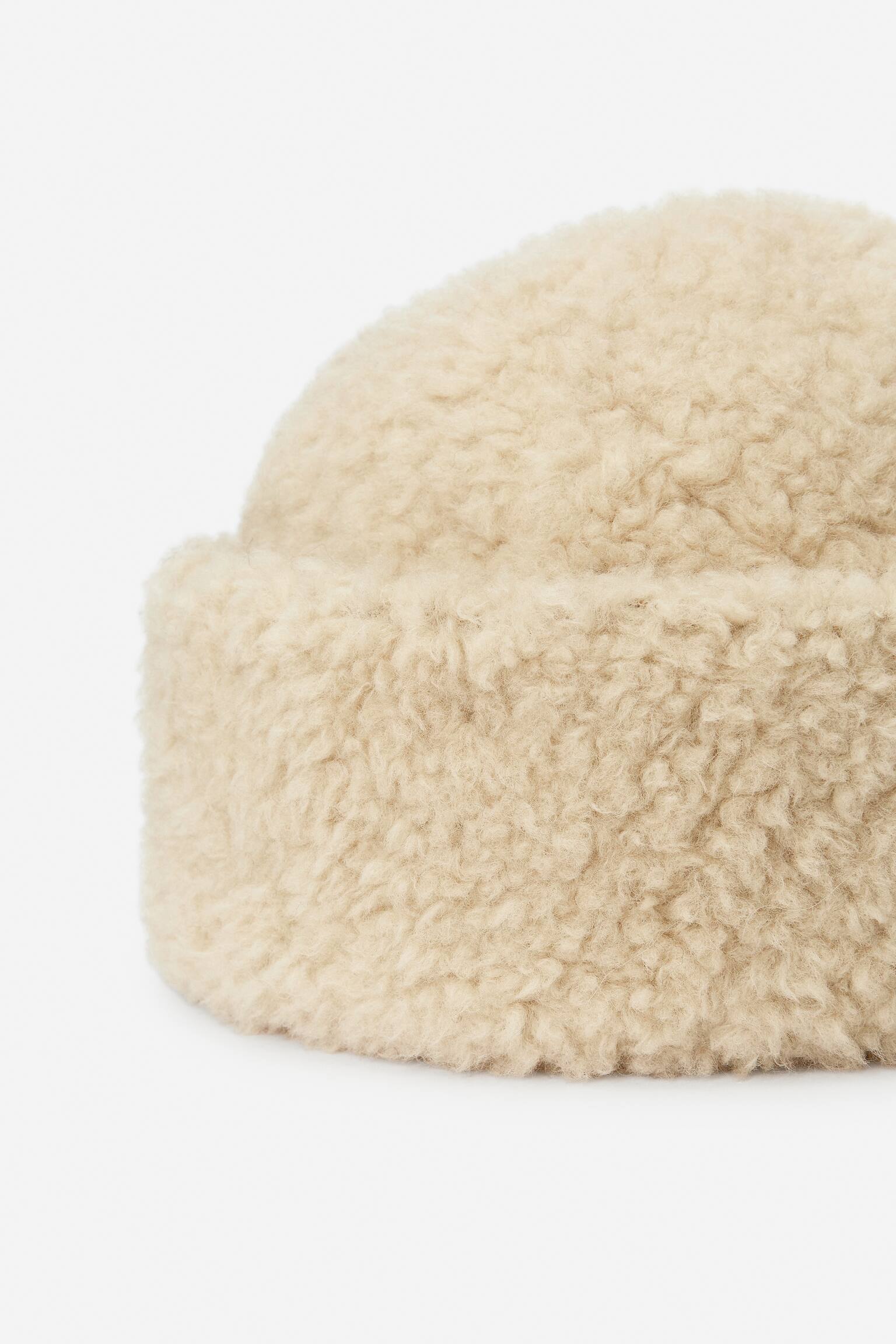 Teddy muts - Lichtbeige/Donkergrijs - 5