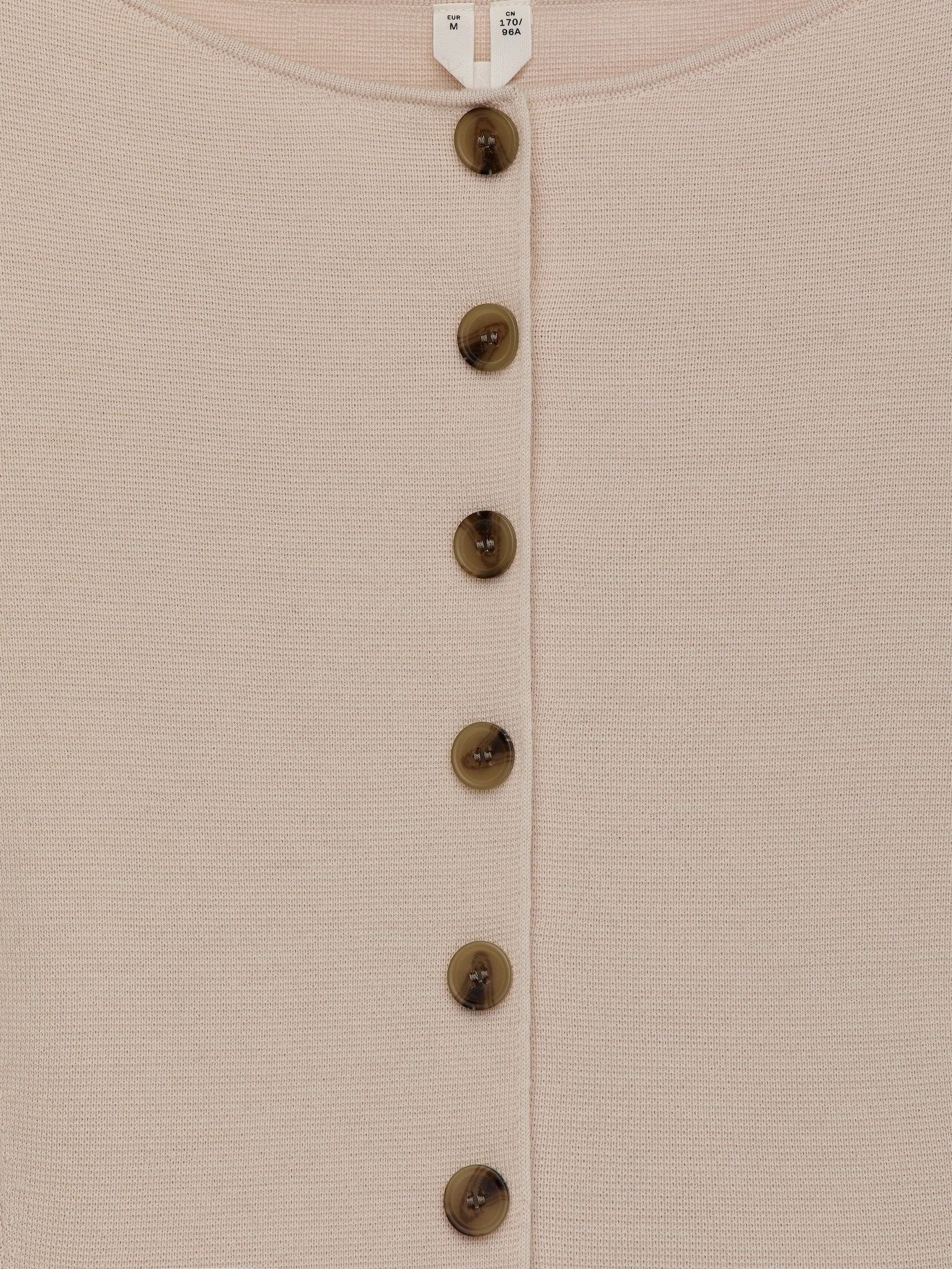 Vest van merinowol - Beige/Zwart/Rood