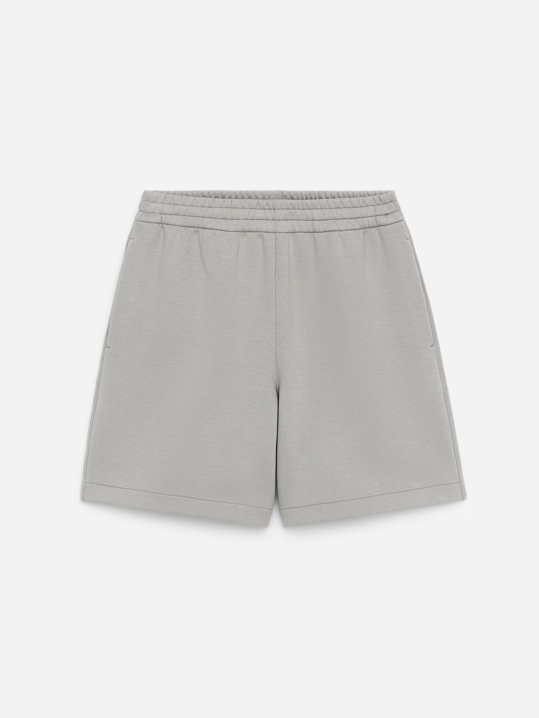 Luźne dżersejowe szorty-#7C7772-18139