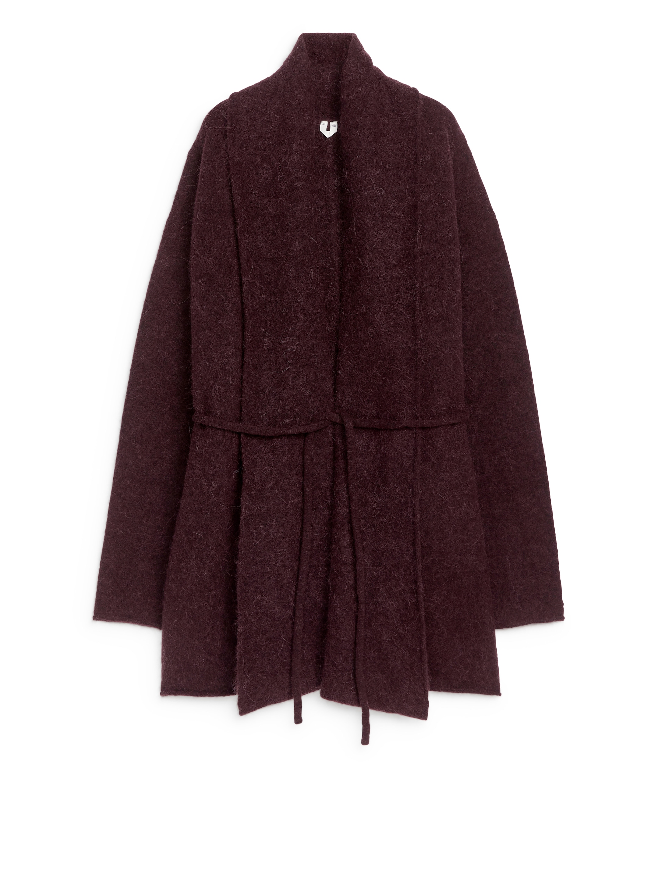 Größeres Bild ansehen: Strickjacke aus einer Alpaka-Wollmischung - Weinrot - Ladies | H&M DE 1