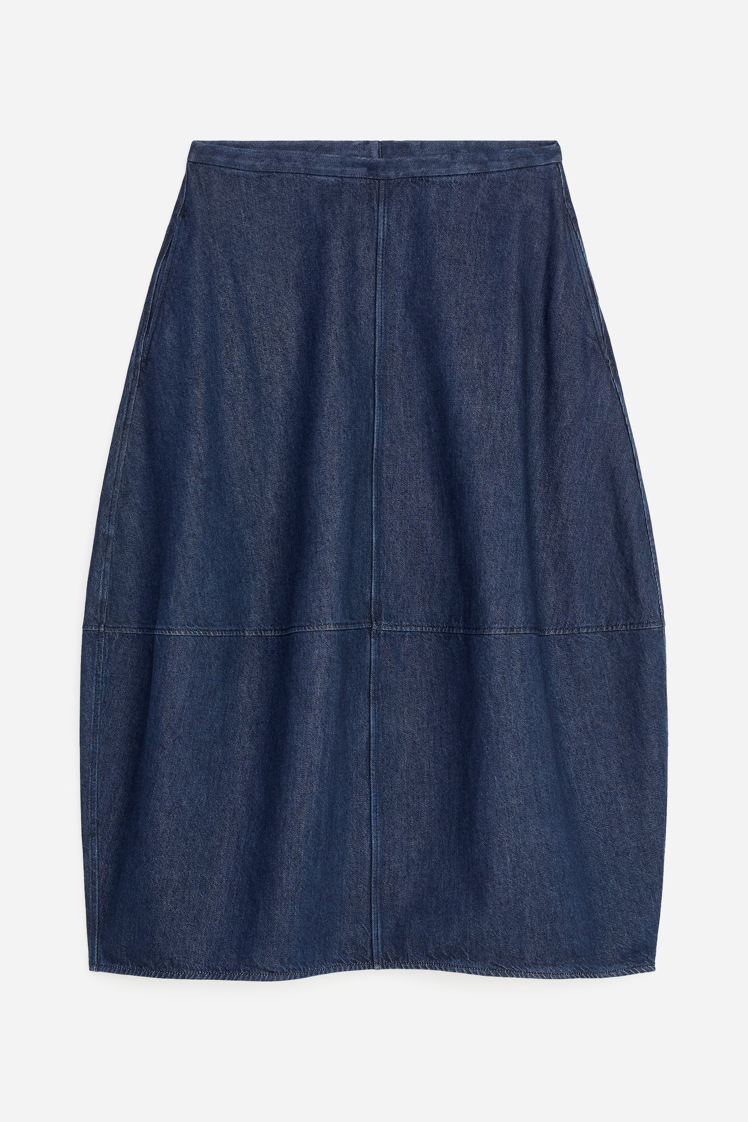 Jupe barrel en jean - Bleu foncé - 1